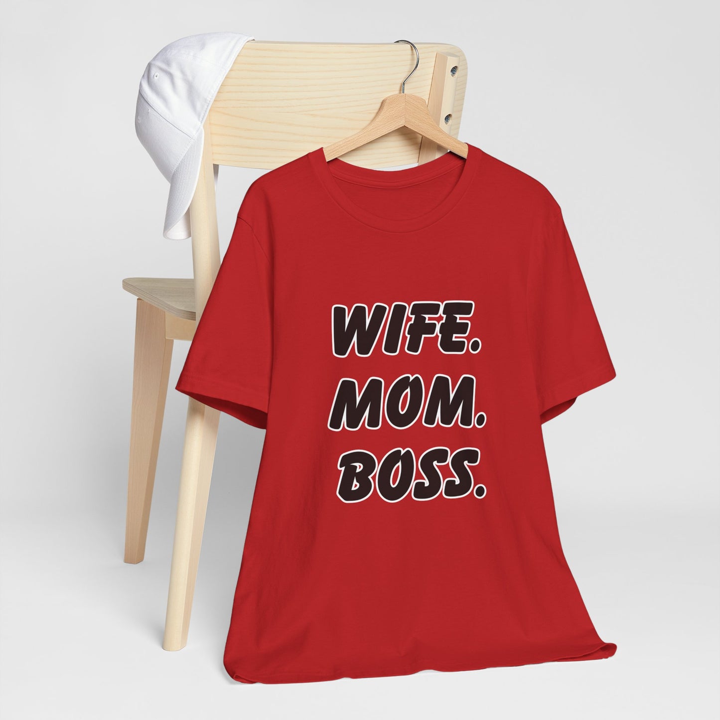 Wife Mom Boss Tee - Empowering Unisex Jersey Short Sleeve T-Shirt