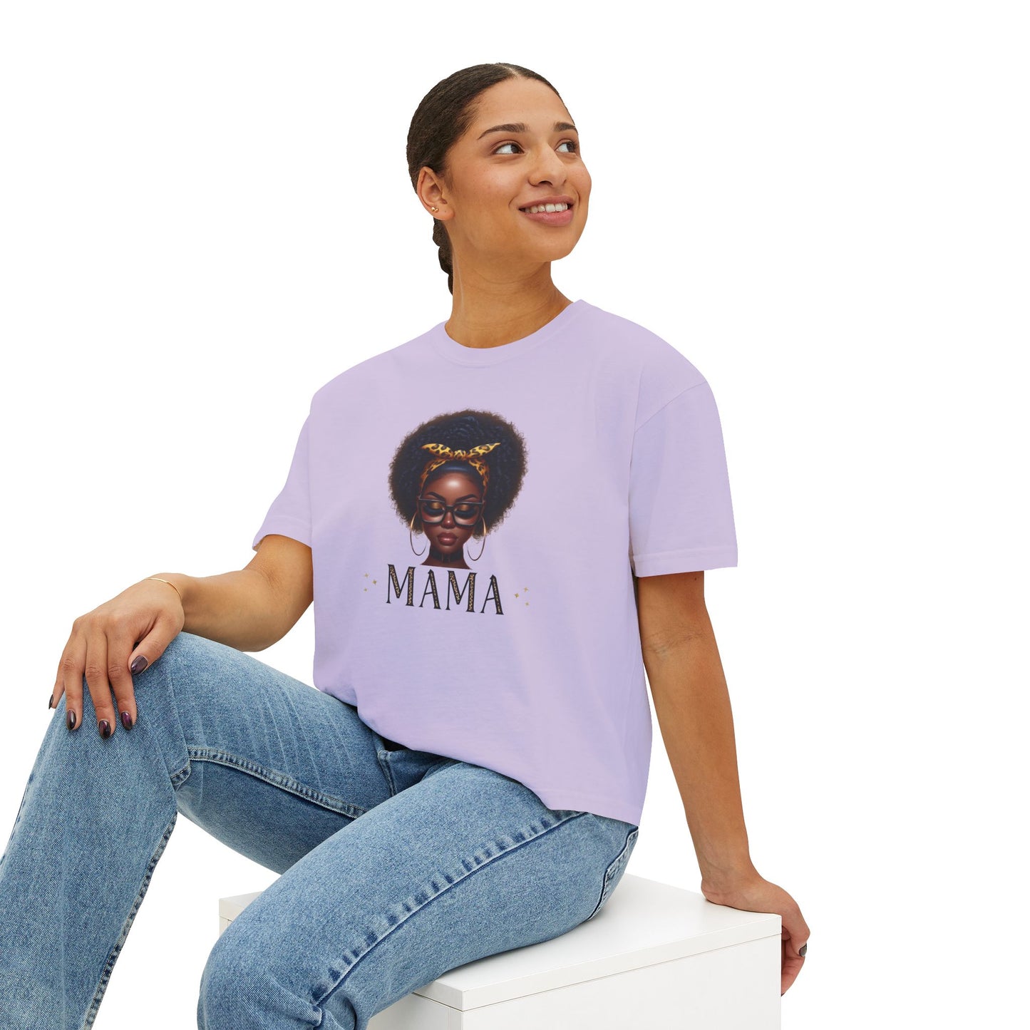 Happy Mother's Day Boxy Tee for Mom