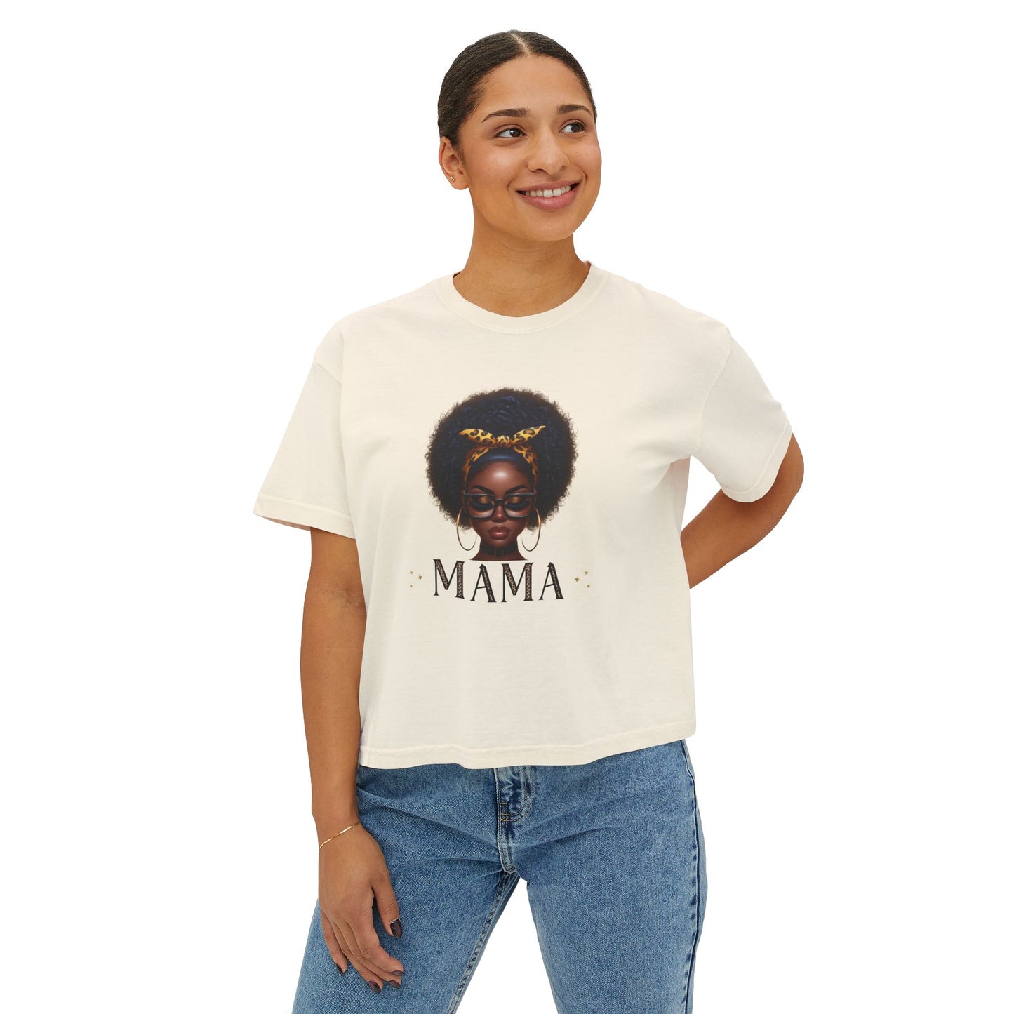 Happy Mother's Day Boxy Tee for Mom