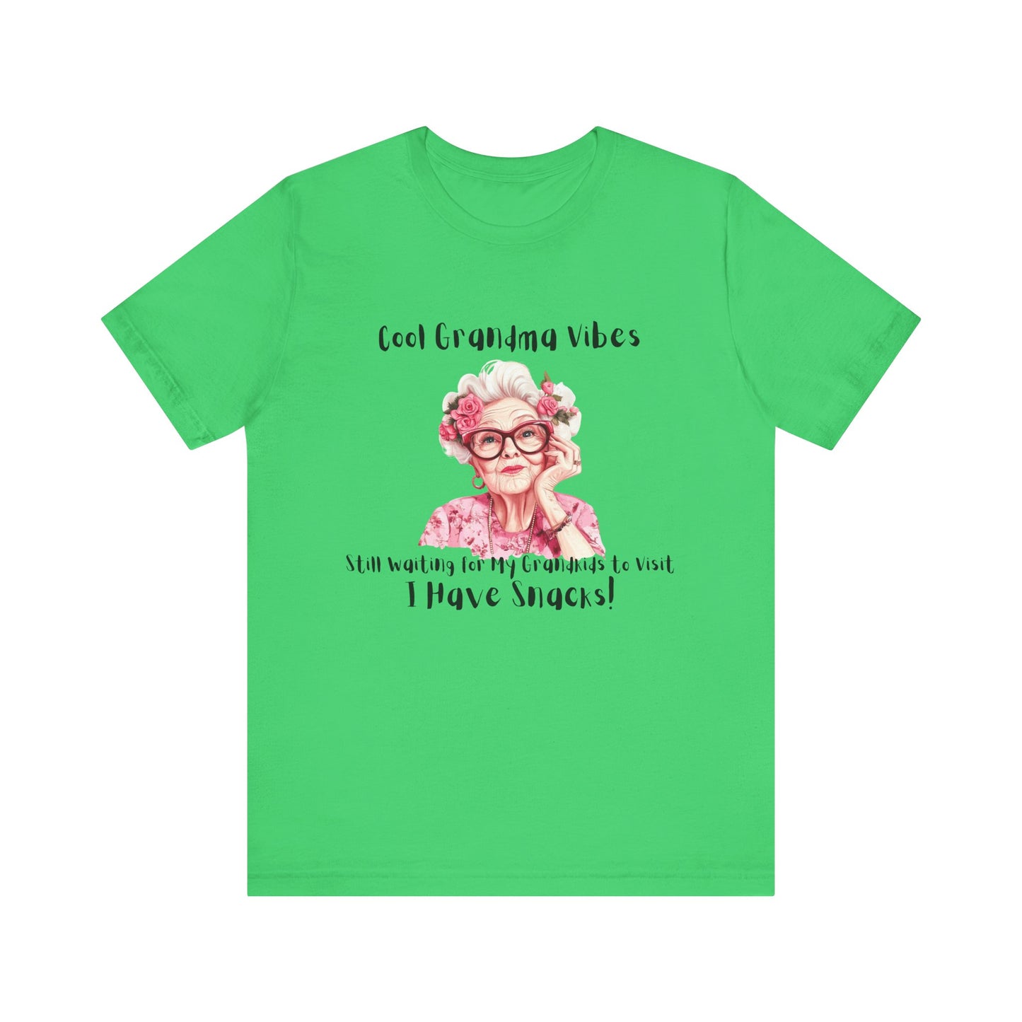 Cool Grandma Vibes Tee - Funny Unisex Jersey Short Sleeve Shirt