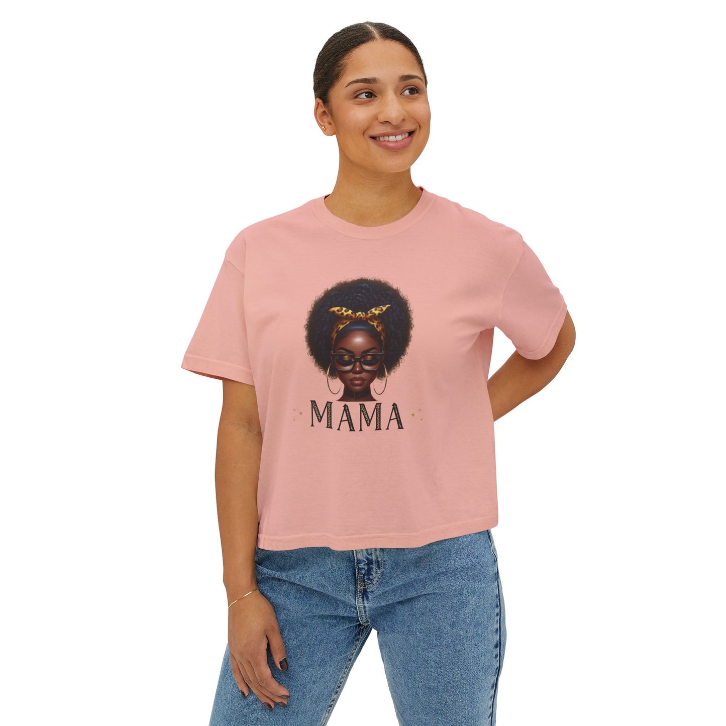Happy Mother's Day Boxy Tee for Mom
