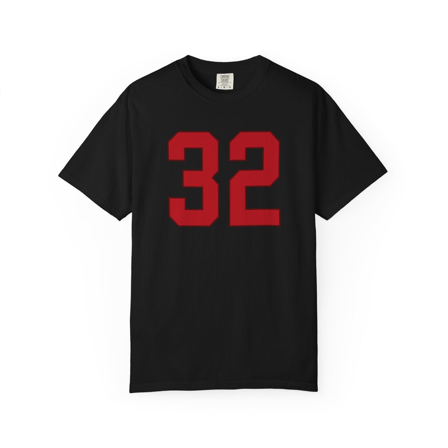 Retro Number 32 T-Shirt - Unisex Garment-Dyed