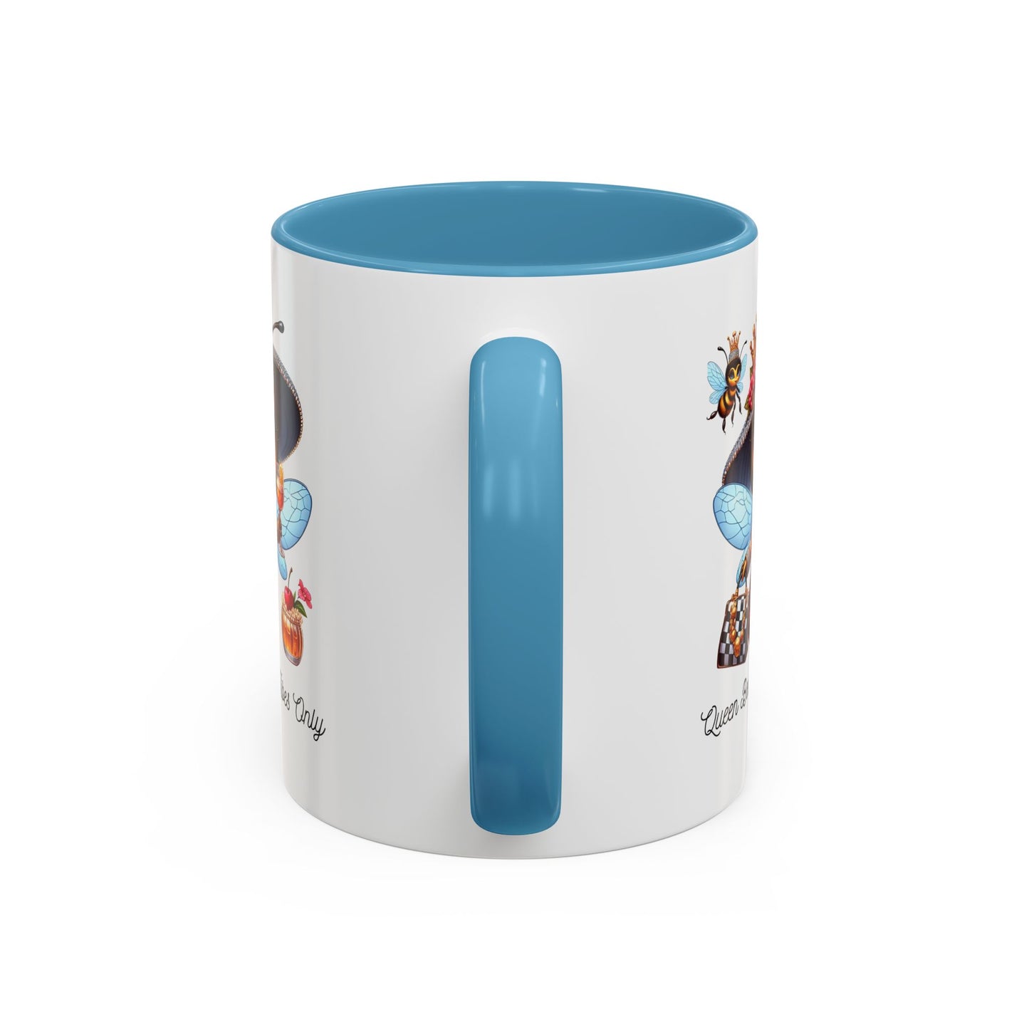 Queen Bee Coffee Mug - Cute Bee Design for Bee Lovers and Moms