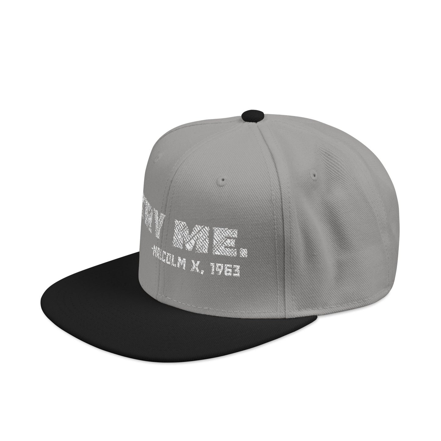 Malcolm X, 1963 History Snapback Embroidery Cap