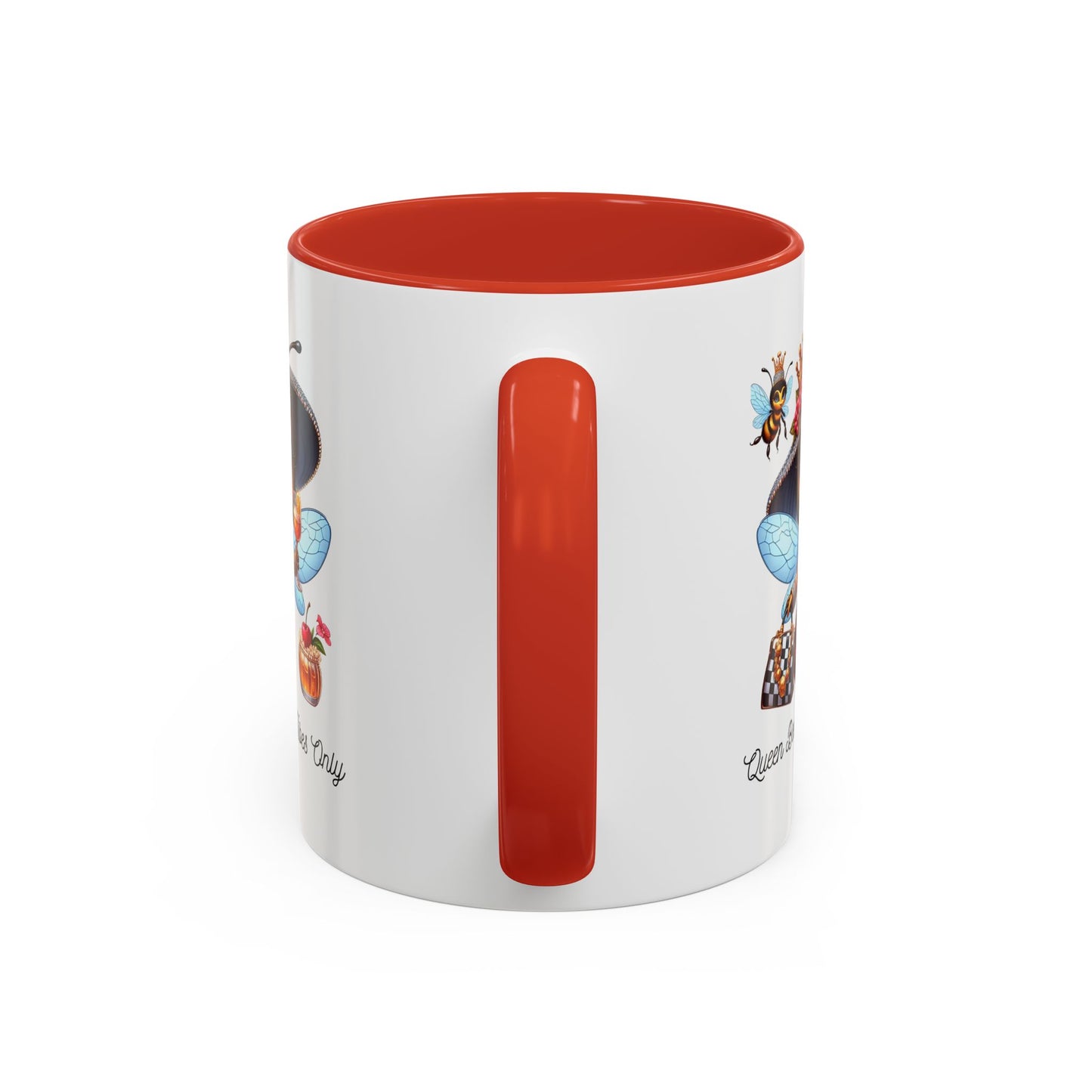 Queen Bee Coffee Mug - Cute Bee Design for Bee Lovers and Moms