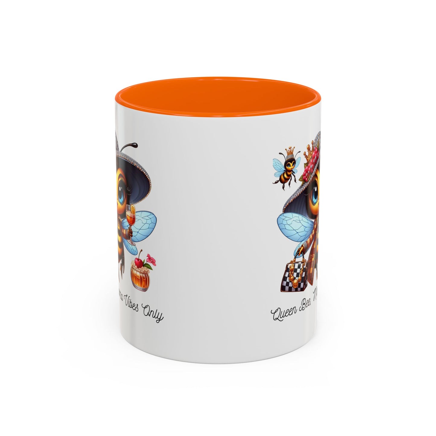 Queen Bee Coffee Mug - Cute Bee Design for Bee Lovers and Moms