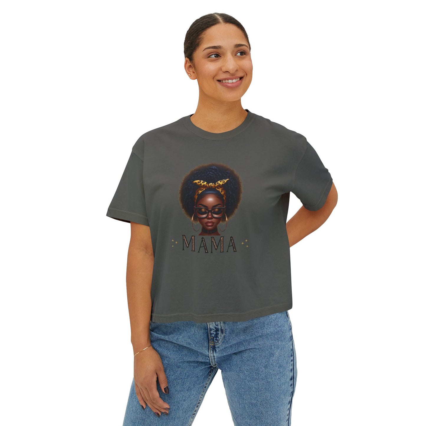 Happy Mother's Day Boxy Tee for Mom