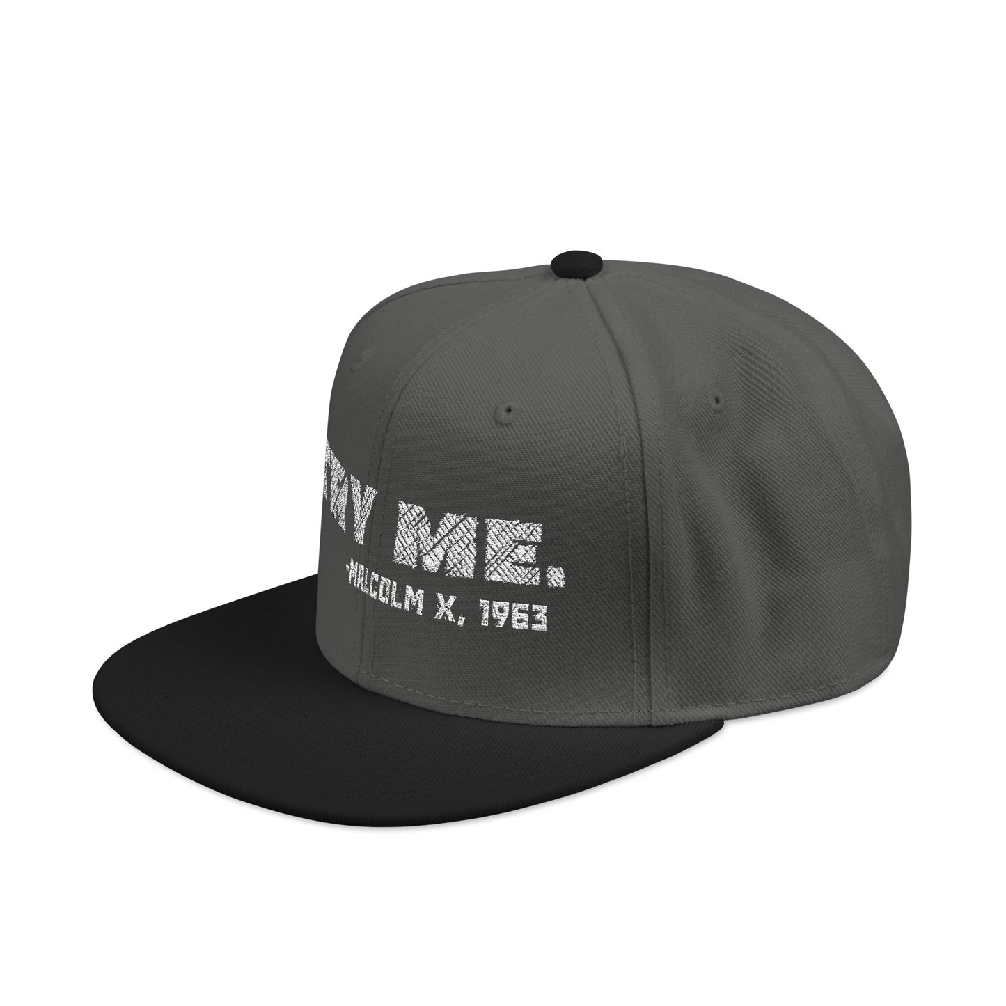 Malcolm X, 1963 History Snapback Embroidery Cap