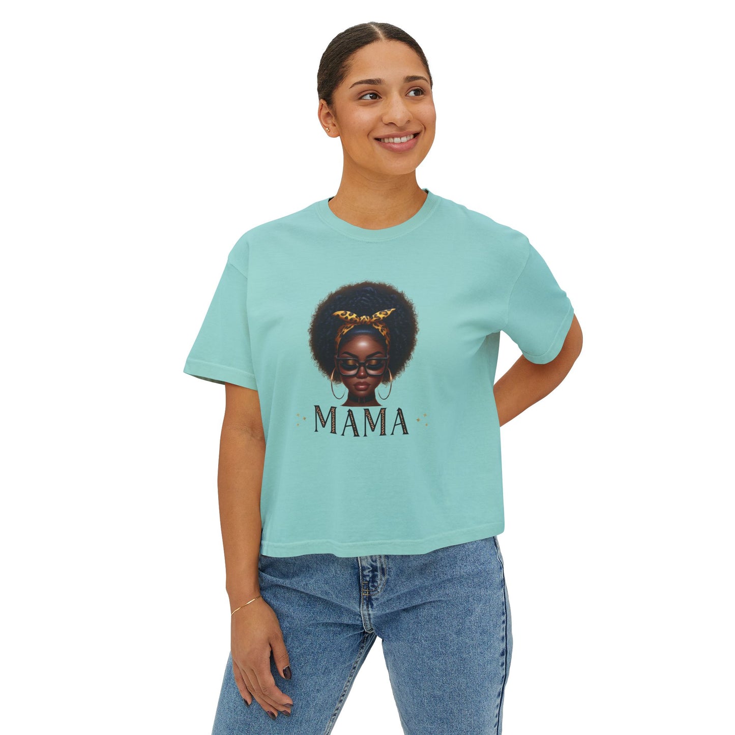 Happy Mother's Day Boxy Tee for Mom