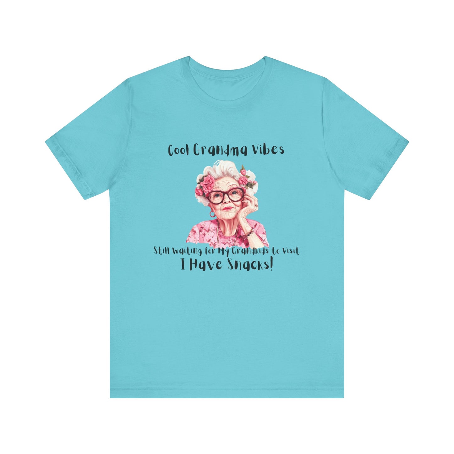 Cool Grandma Vibes Tee - Funny Unisex Jersey Short Sleeve Shirt