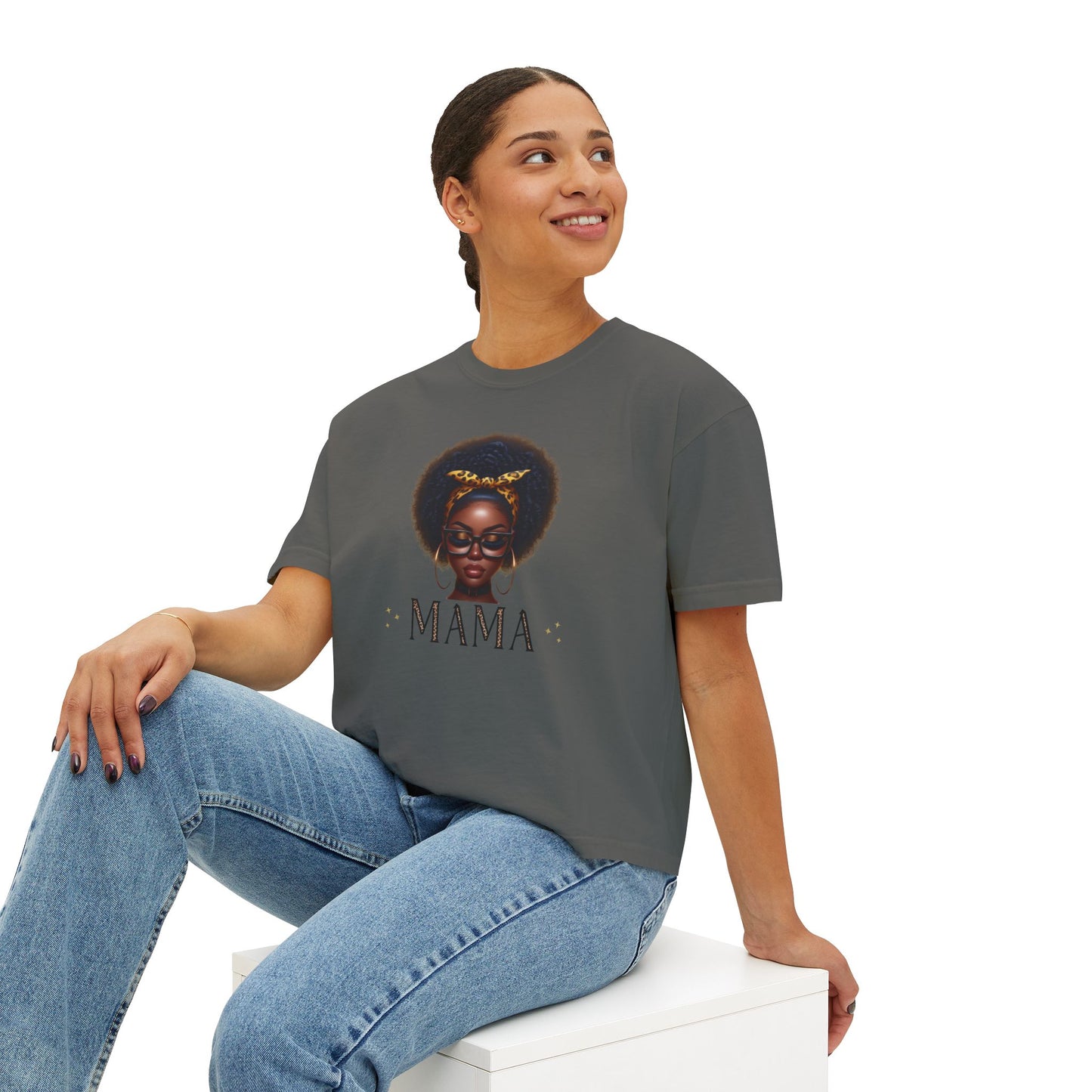Happy Mother's Day Boxy Tee for Mom