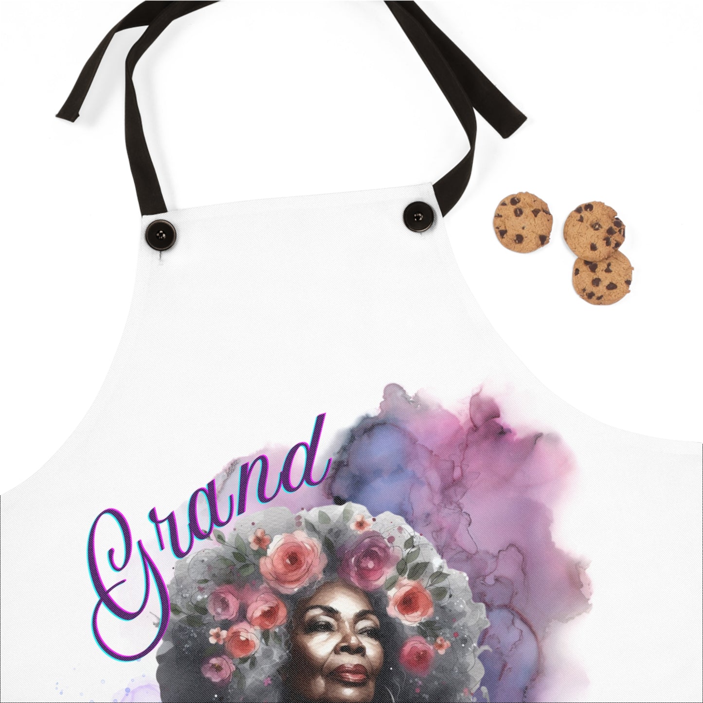 Grand Mama Floral Apron - Perfect Gift for Cooking Enthusiasts