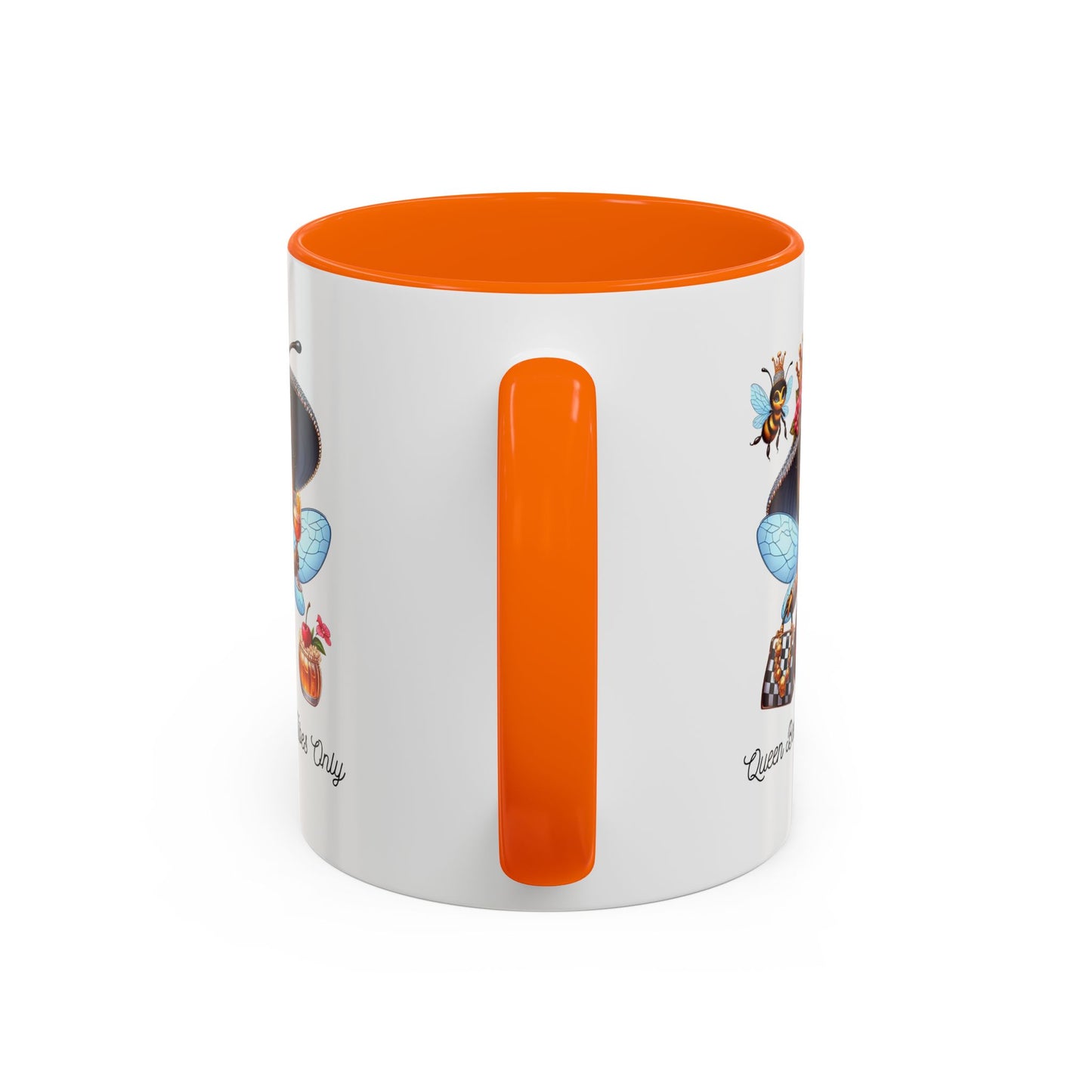 Queen Bee Coffee Mug - Cute Bee Design for Bee Lovers and Moms