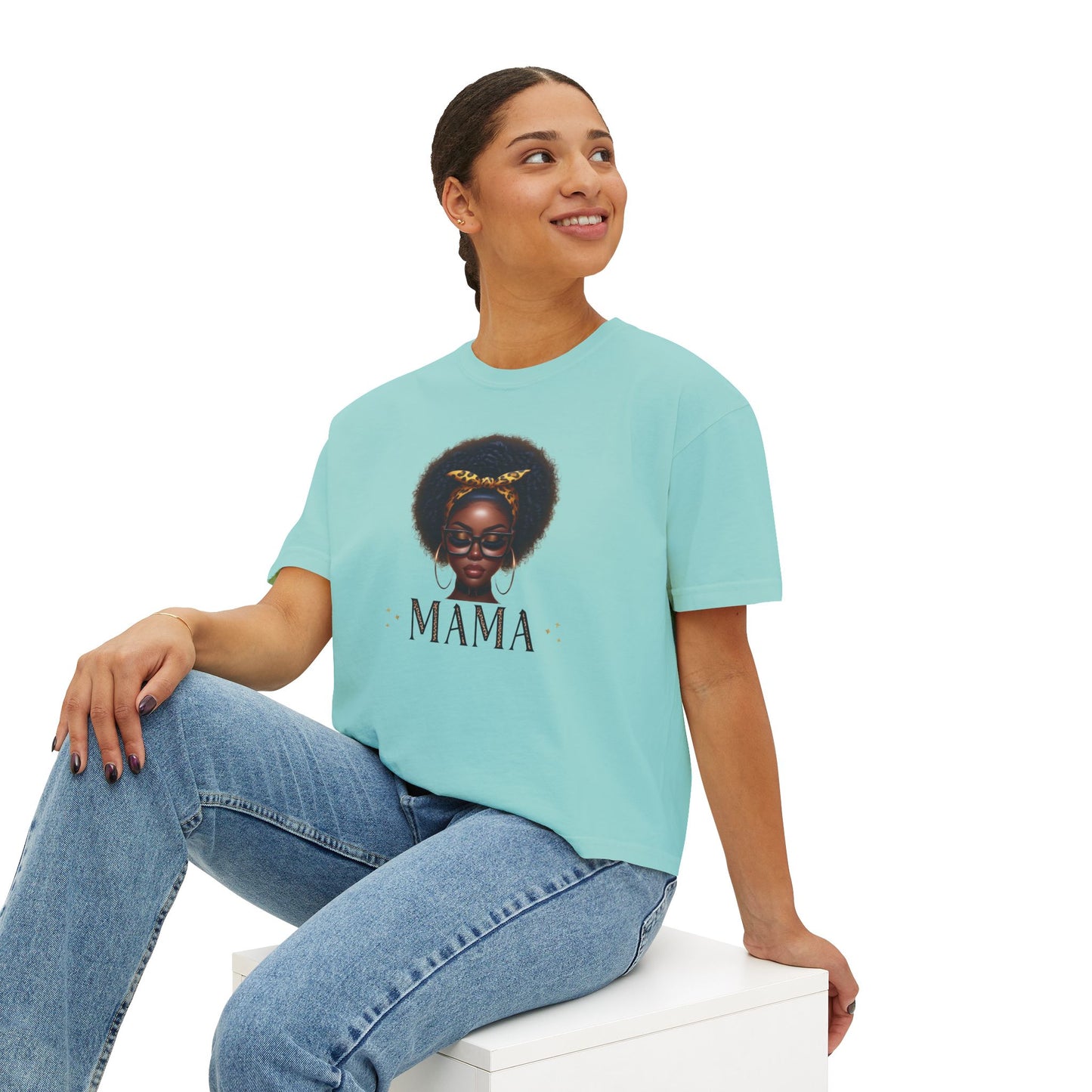 Happy Mother's Day Boxy Tee for Mom