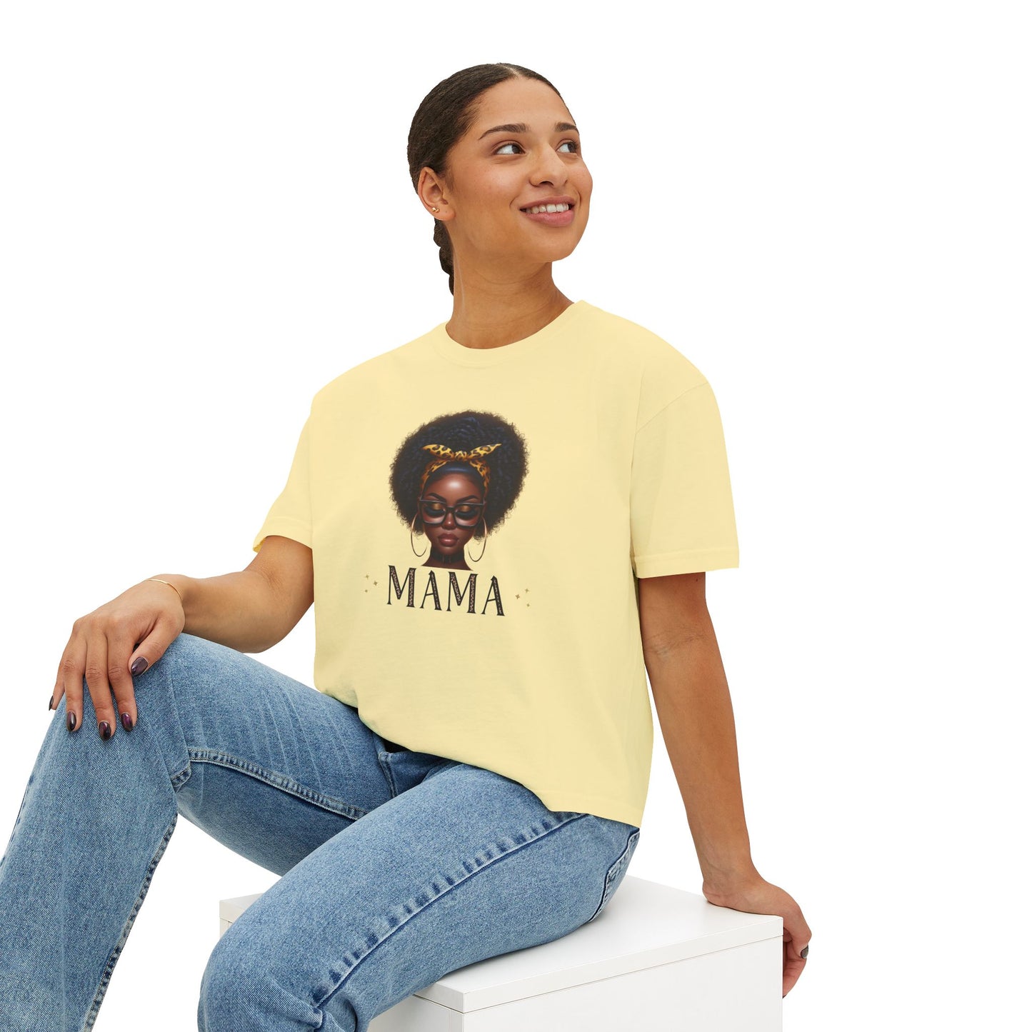 Happy Mother's Day Boxy Tee for Mom