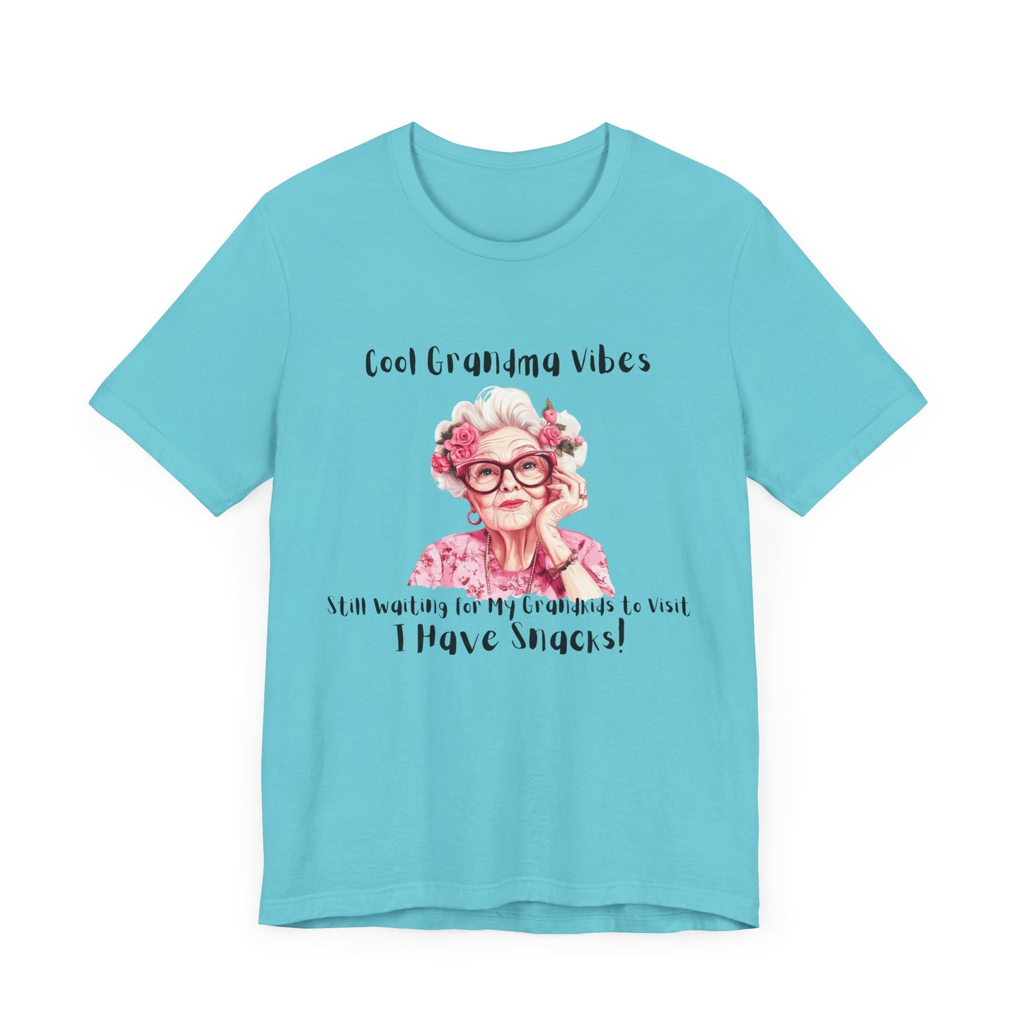 Cool Grandma Vibes Tee - Funny Unisex Jersey Short Sleeve Shirt