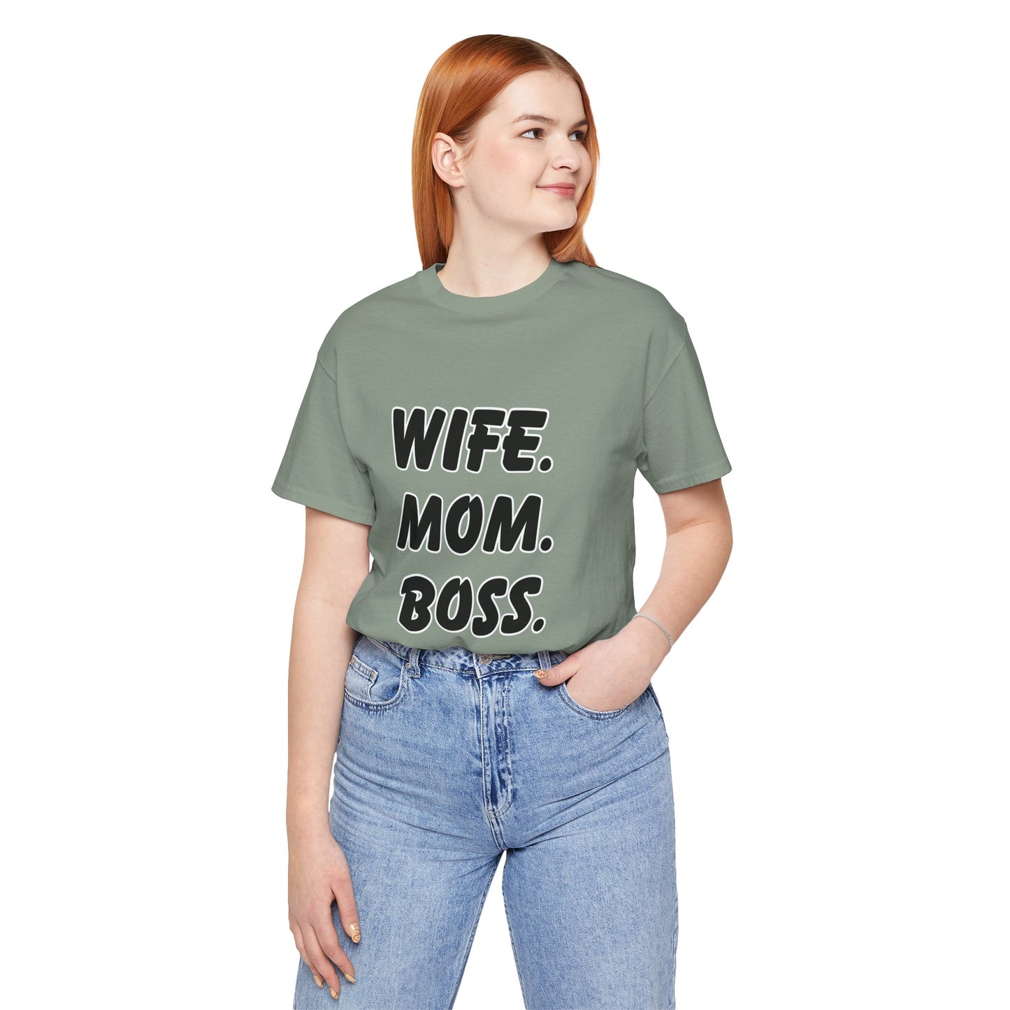 Wife Mom Boss Tee - Empowering Unisex Jersey Short Sleeve T-Shirt