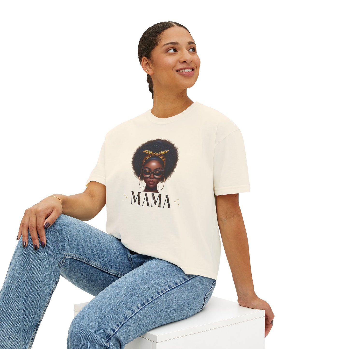 Happy Mother's Day Boxy Tee for Mom
