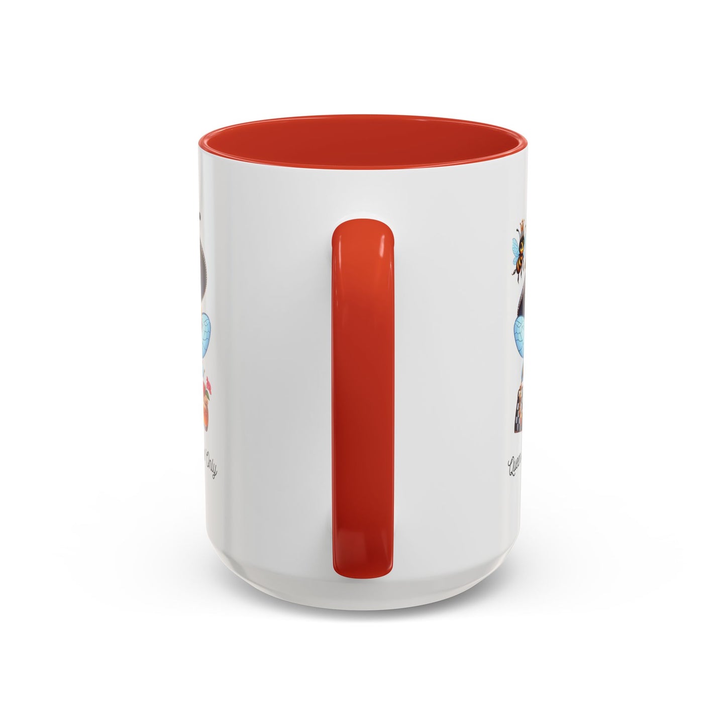 Queen Bee Coffee Mug - Cute Bee Design for Bee Lovers and Moms