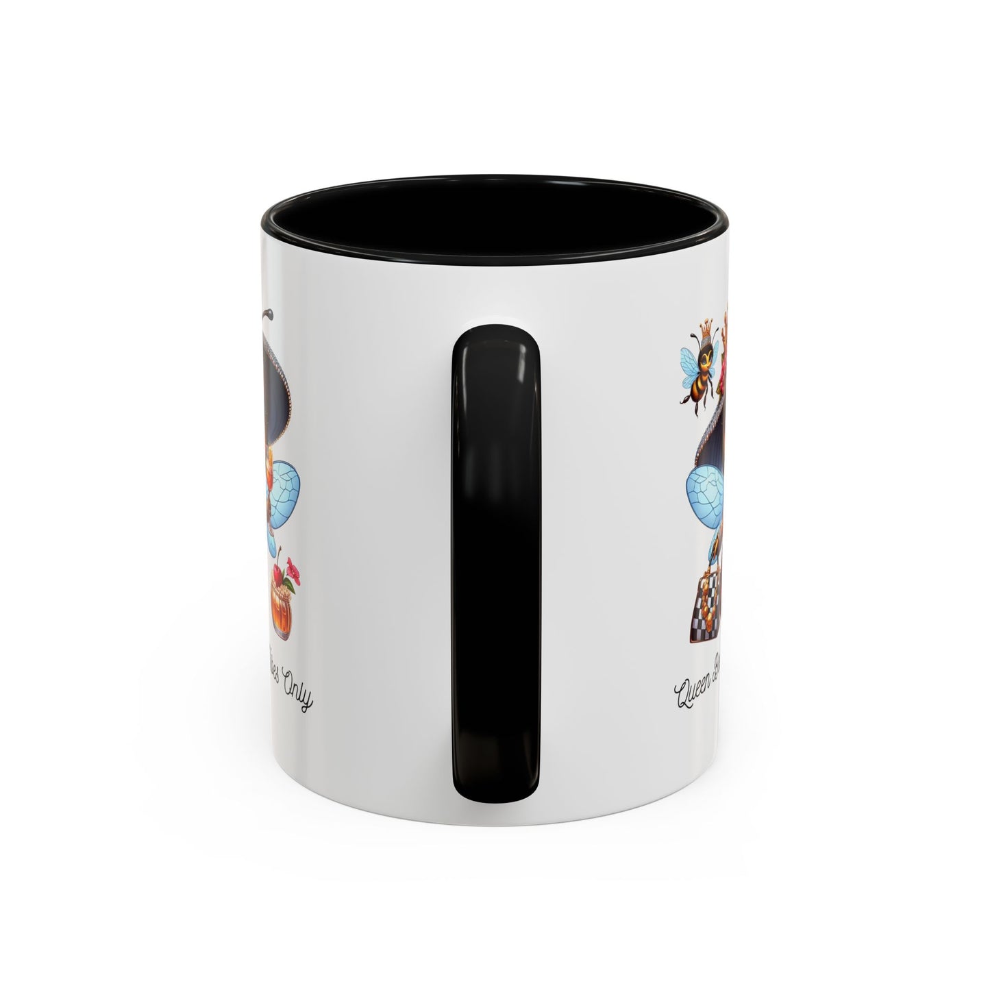 Queen Bee Coffee Mug - Cute Bee Design for Bee Lovers and Moms