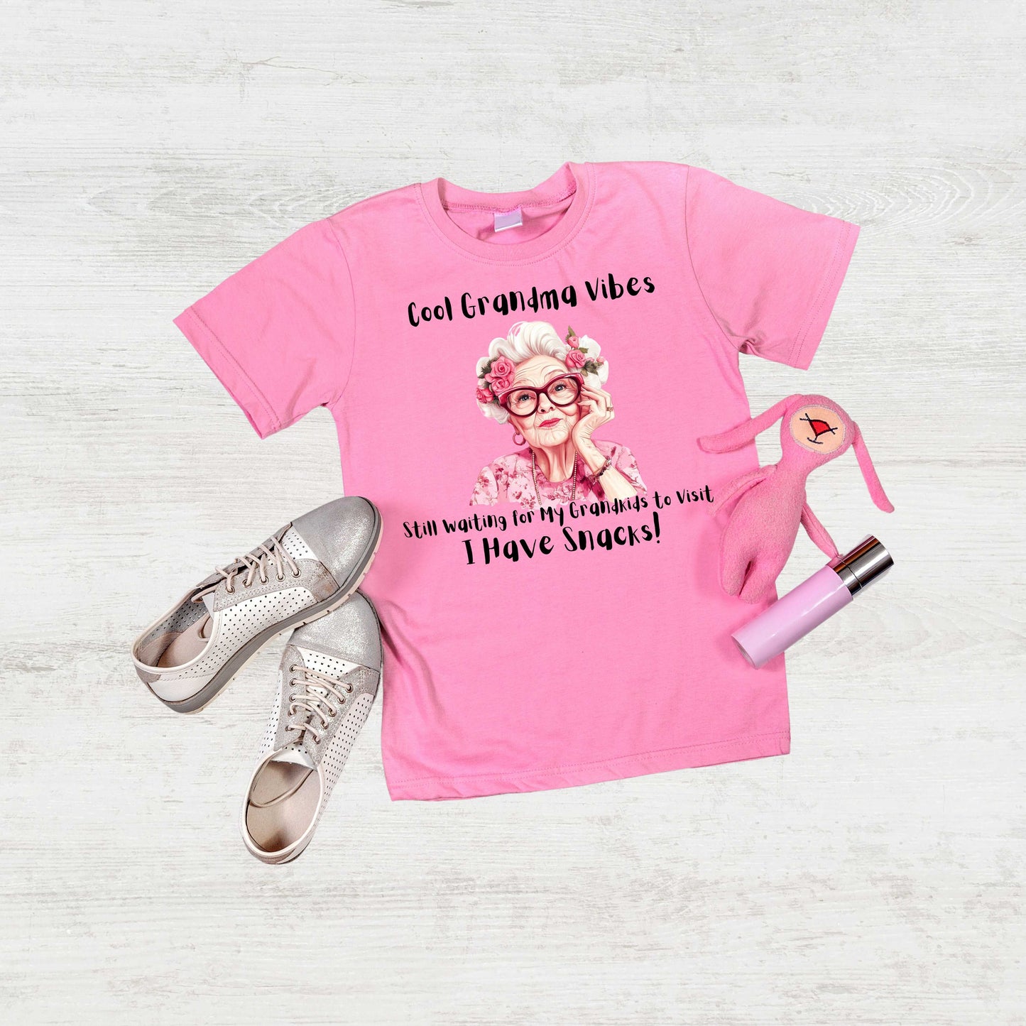 Cool Grandma Vibes Tee - Funny Unisex Jersey Short Sleeve Shirt