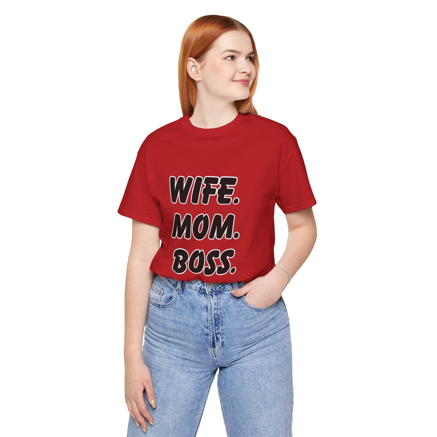 Wife Mom Boss Tee - Empowering Unisex Jersey Short Sleeve T-Shirt