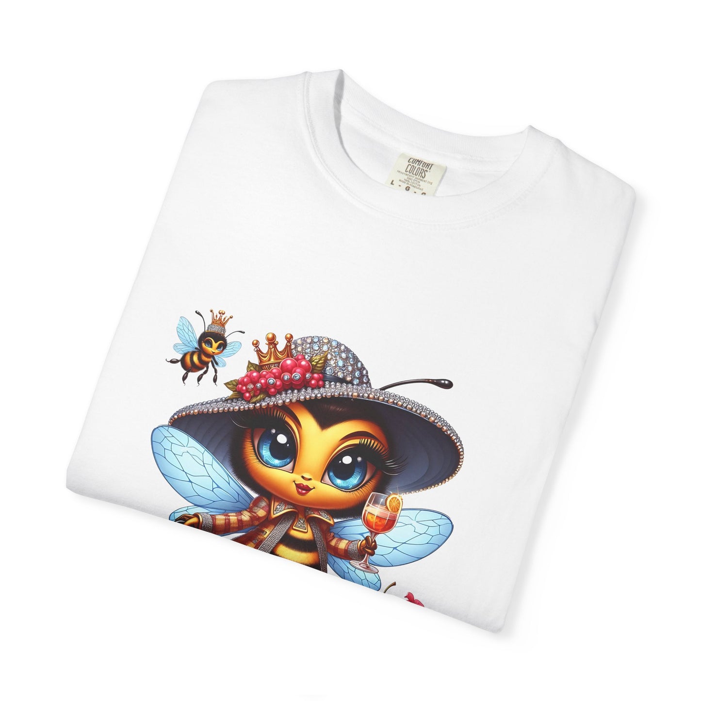 Queen Bee Mama Vibes Only T-Shirt | Unisex Garment-Dyed Tee