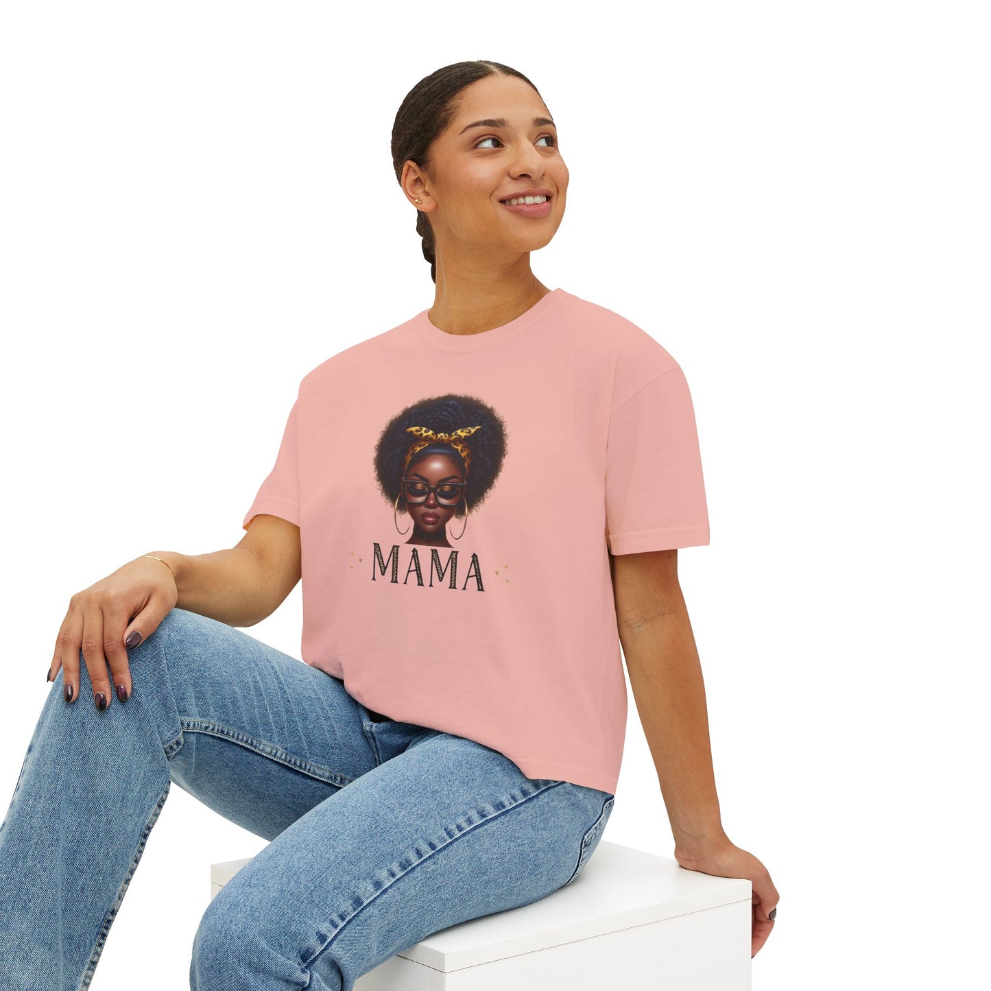Happy Mother's Day Boxy Tee for Mom