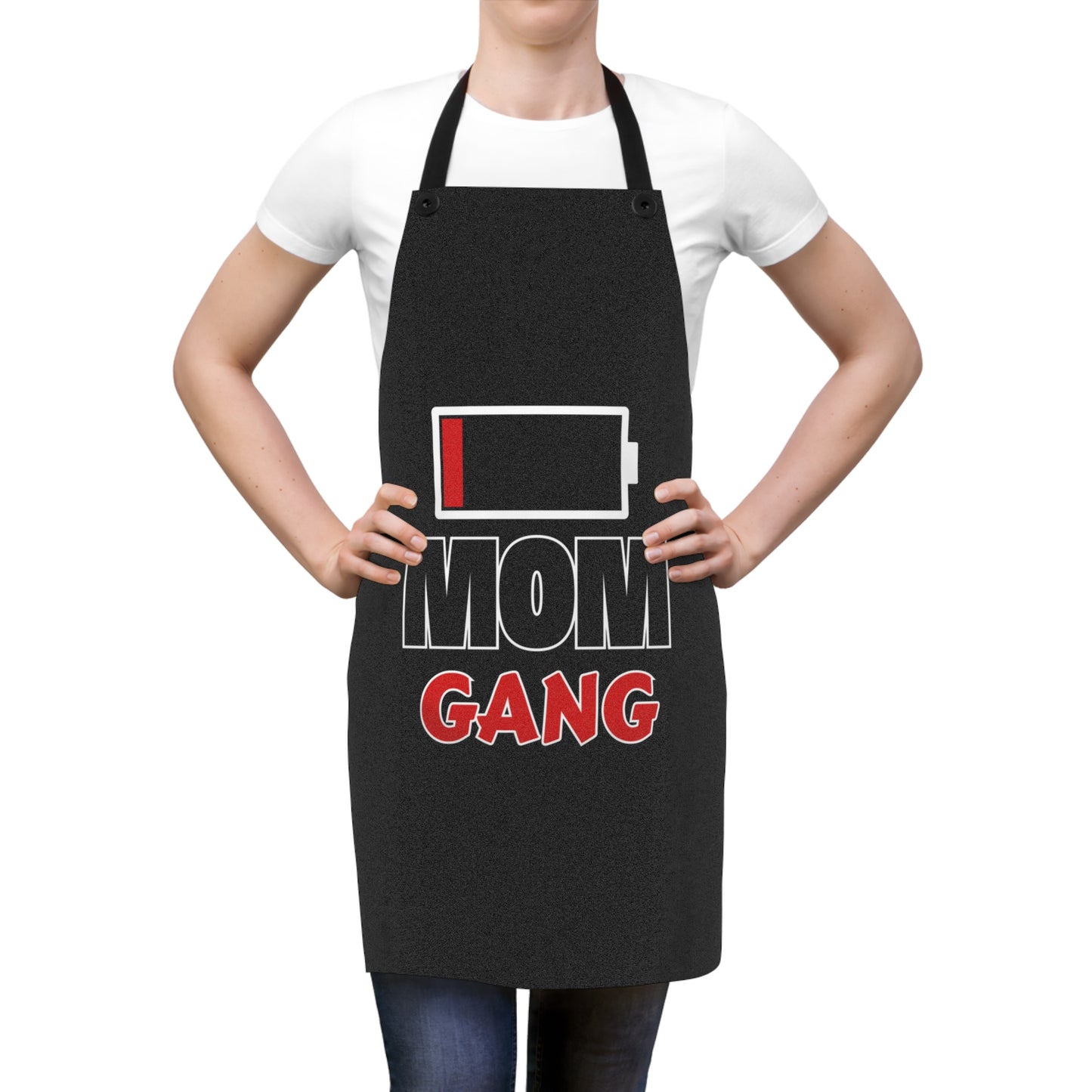 Funny Mom Gang Apron – Perfect for Family Gatherings & Cooking Adventures