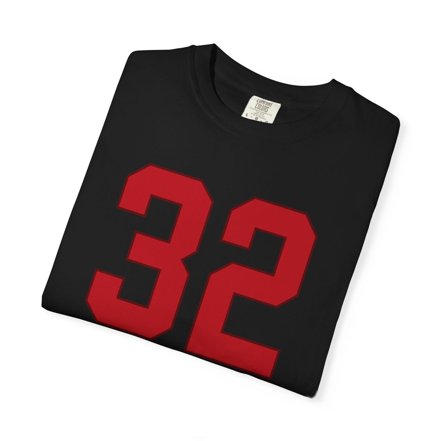 Retro Number 32 T-Shirt - Unisex Garment-Dyed