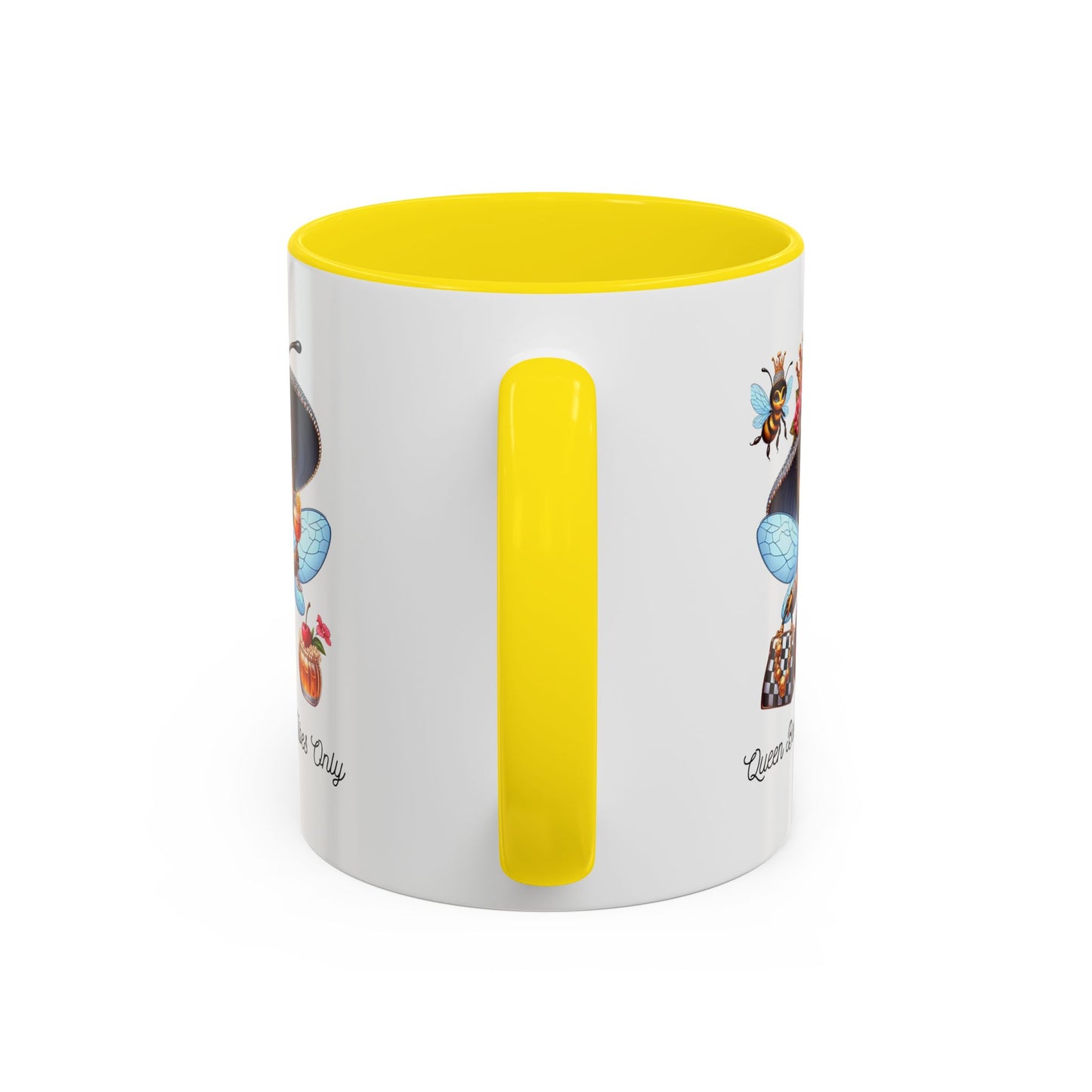 Queen Bee Coffee Mug - Cute Bee Design for Bee Lovers and Moms
