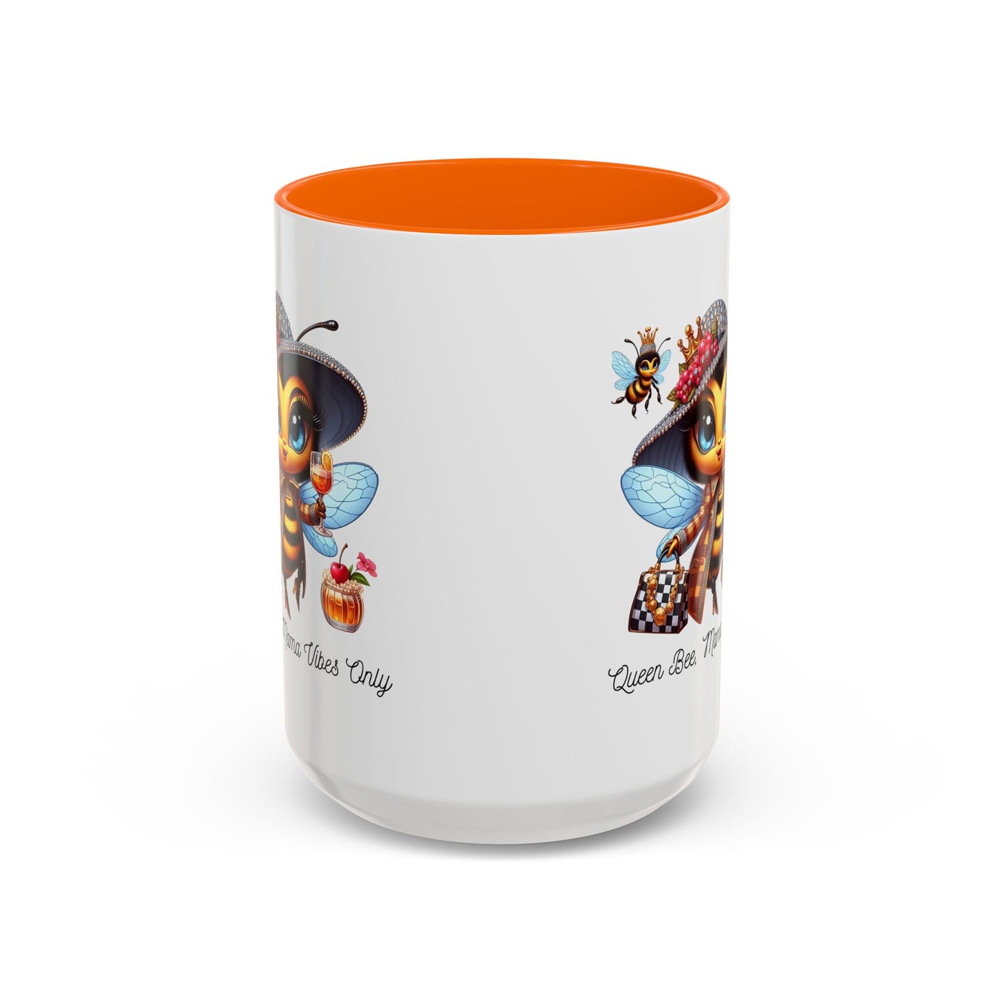 Queen Bee Coffee Mug - Cute Bee Design for Bee Lovers and Moms