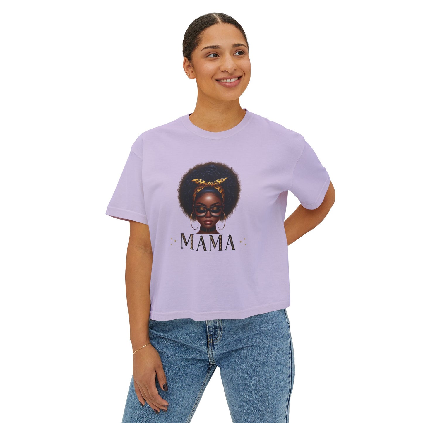 Happy Mother's Day Boxy Tee for Mom