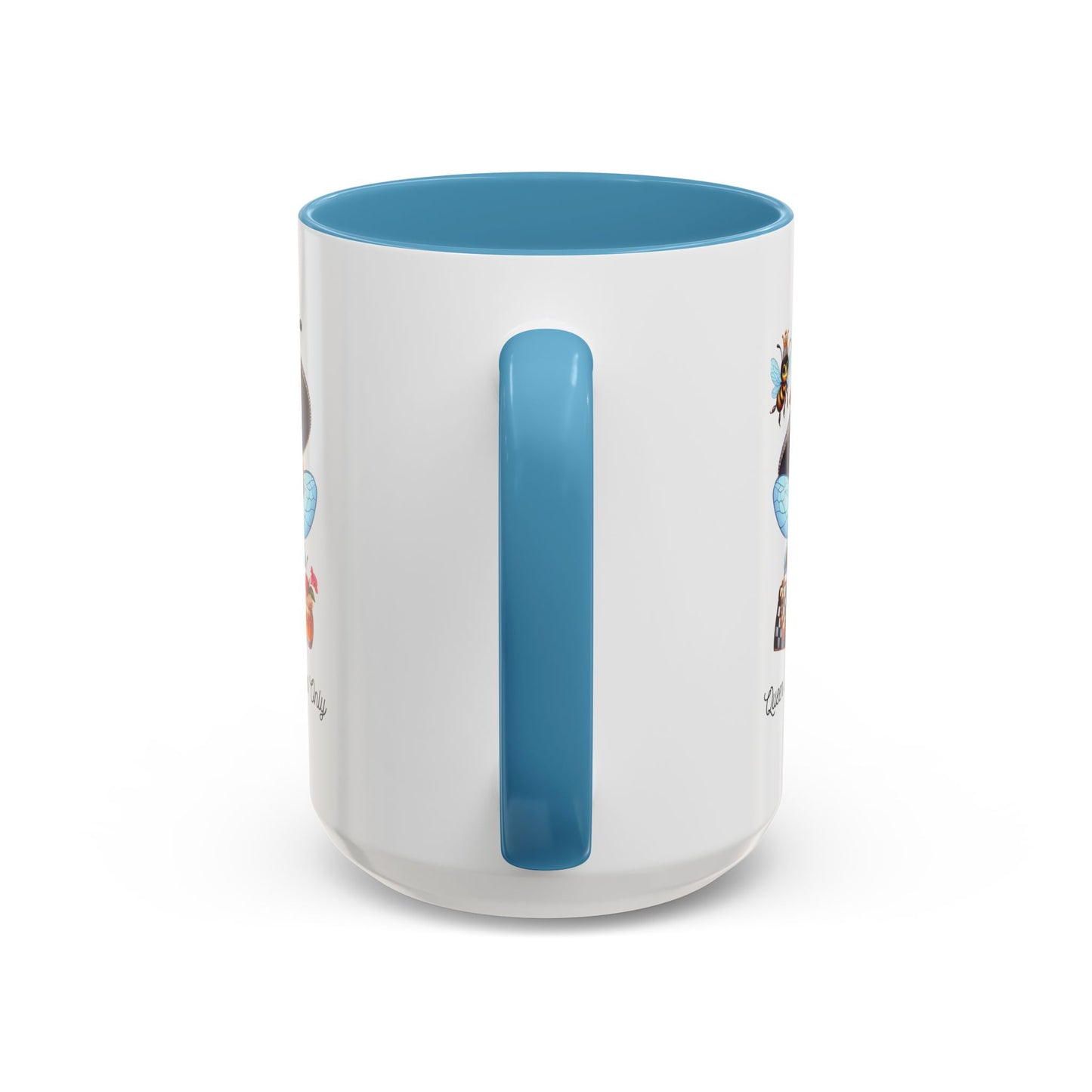 Queen Bee Coffee Mug - Cute Bee Design for Bee Lovers and Moms