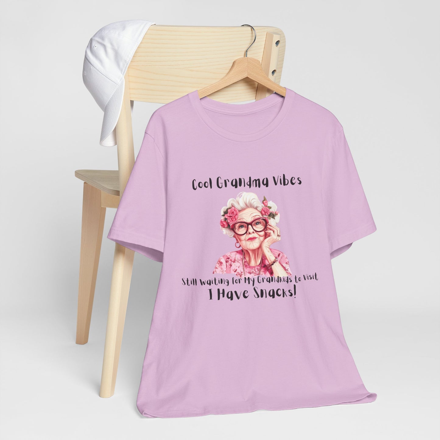 Cool Grandma Vibes Tee - Funny Unisex Jersey Short Sleeve Shirt