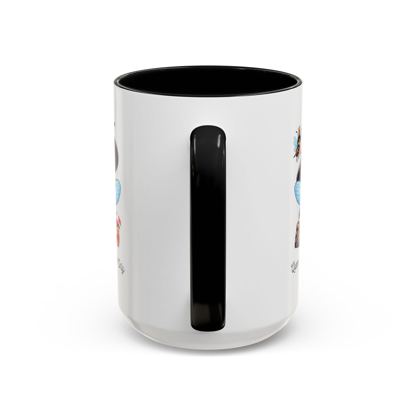 Queen Bee Coffee Mug - Cute Bee Design for Bee Lovers and Moms