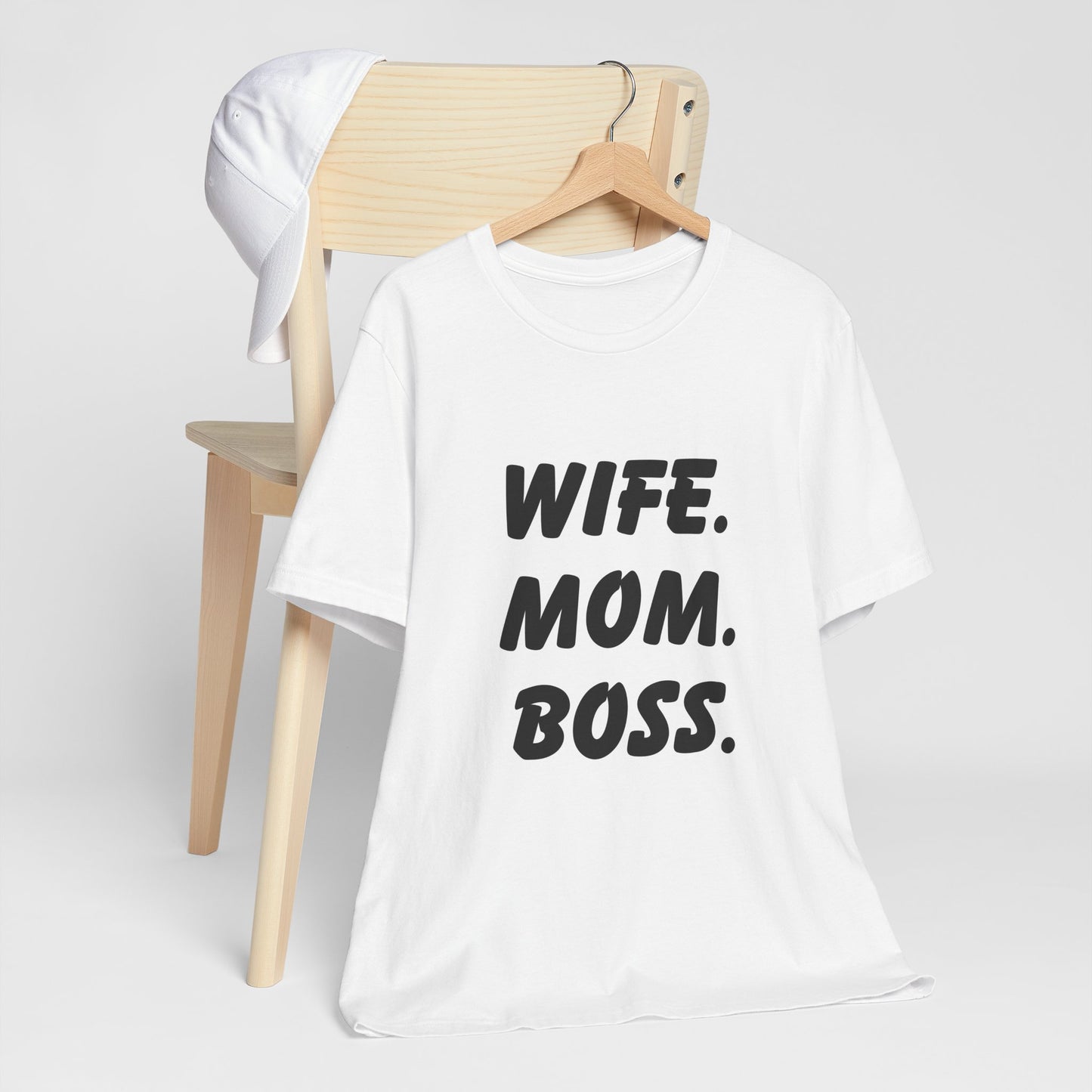 Wife Mom Boss Tee - Empowering Unisex Jersey Short Sleeve T-Shirt