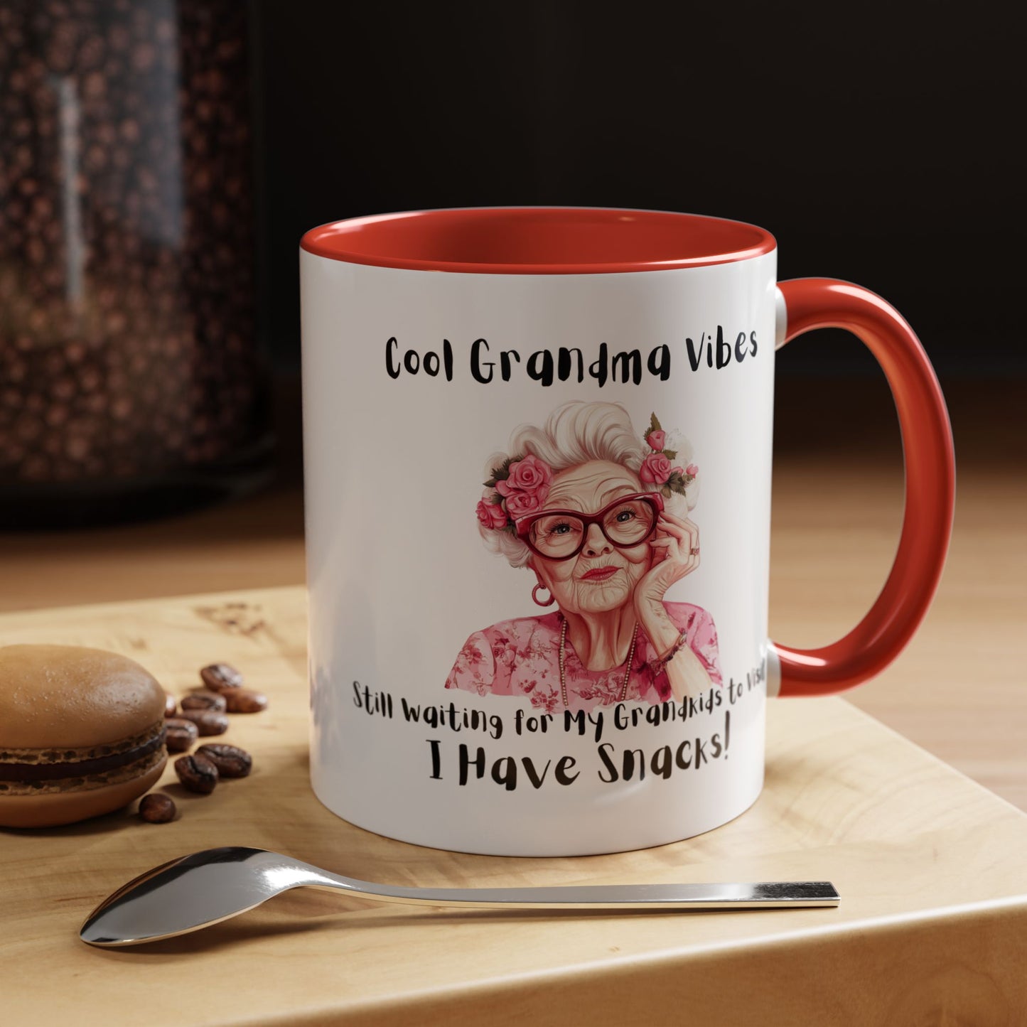 Cool Grandma Vibes Coffee Mug - Perfect Gift for Grandparents
