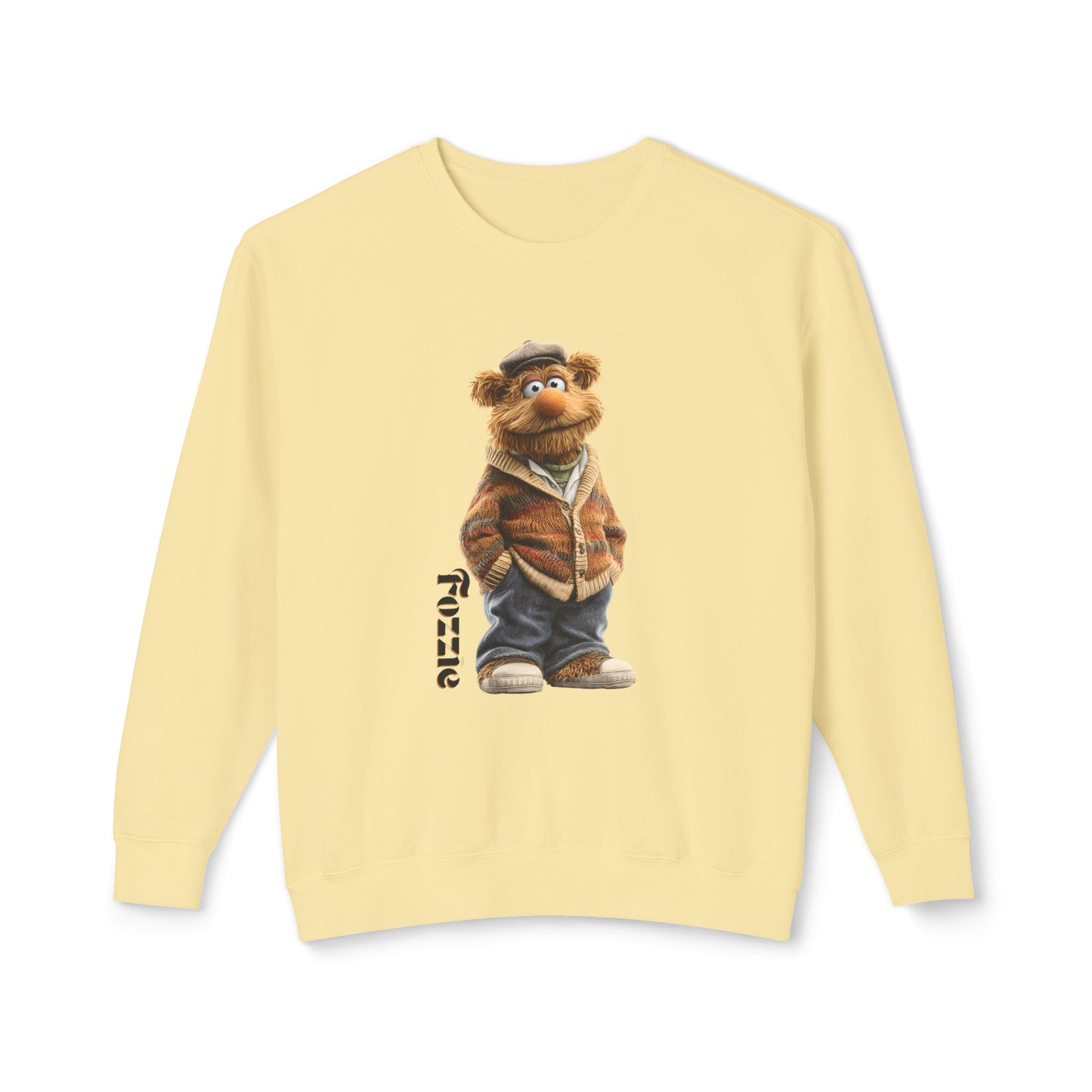 Muppet Fozzie Bear Graphic Crewneck Sweatshirt