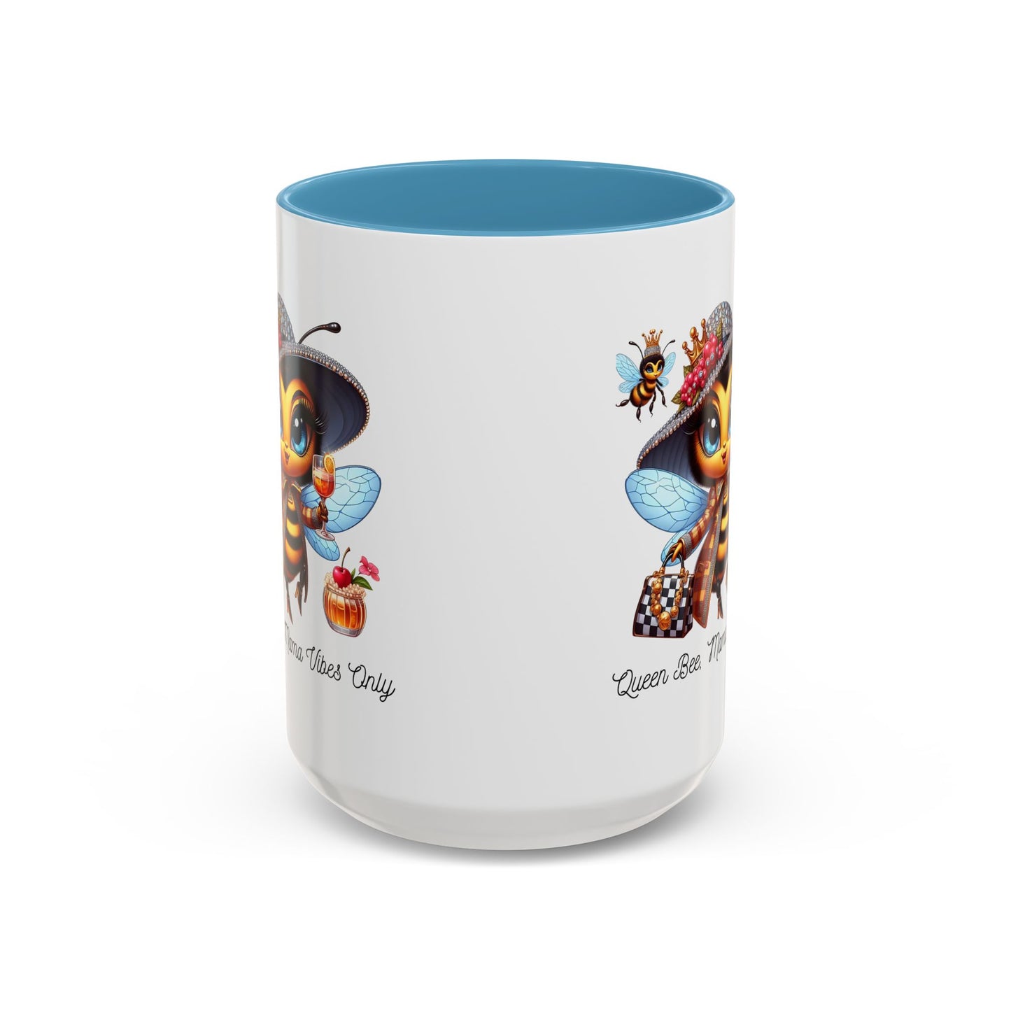 Queen Bee Coffee Mug - Cute Bee Design for Bee Lovers and Moms