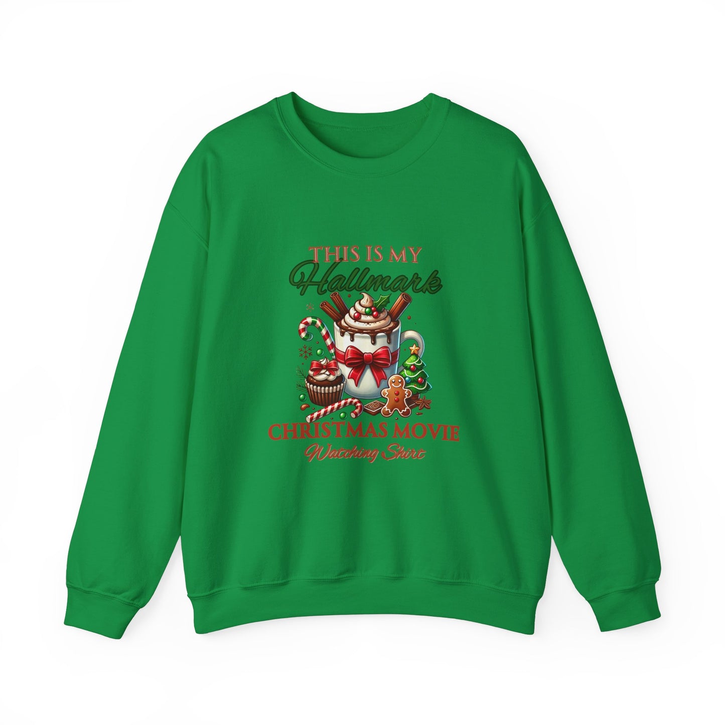 Christmas Movie Watching Unisex Heavy Blend Crewneck Sweatshirt