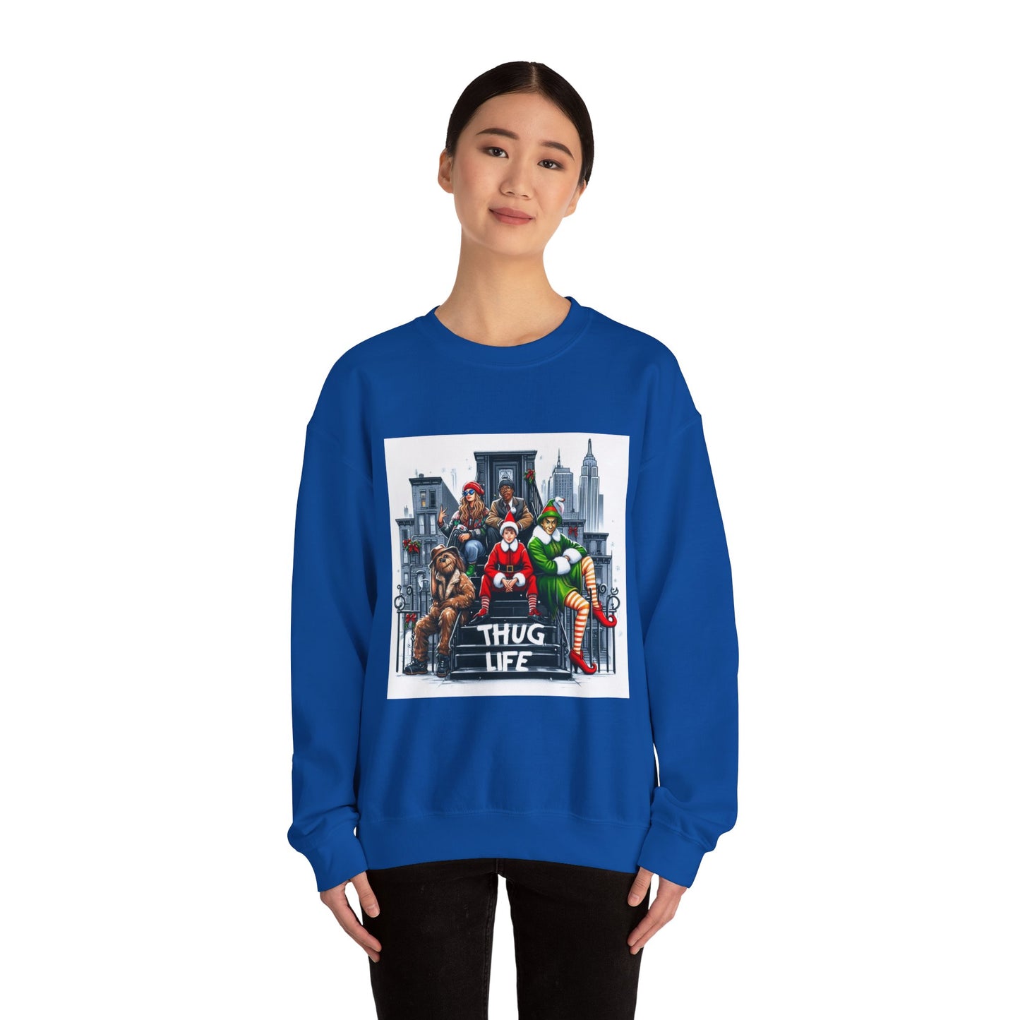 Thug Life Christmas Sweatshirt Unisex Crewneck