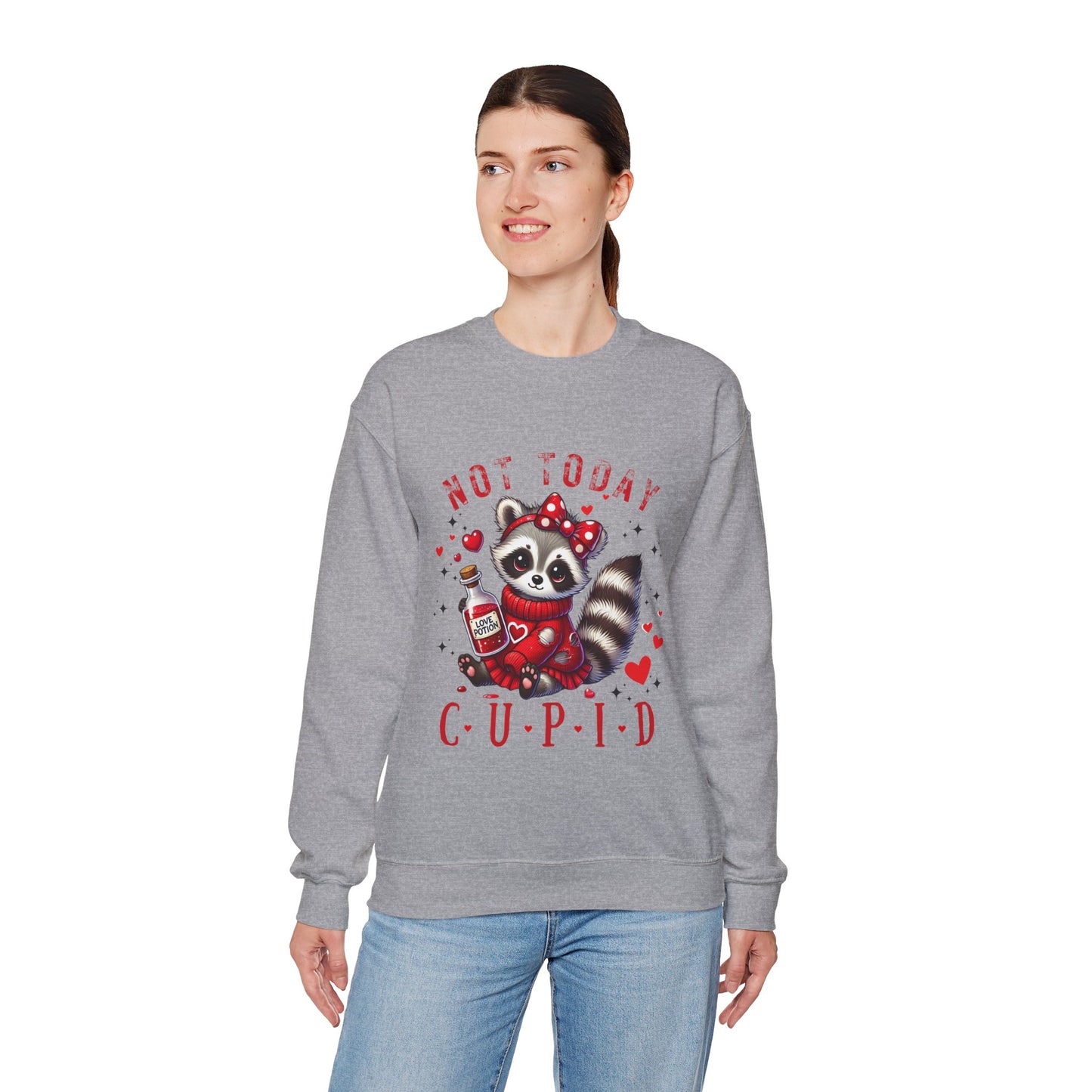 Not Today Cupid Unisex™ Crewneck Sweatshirt