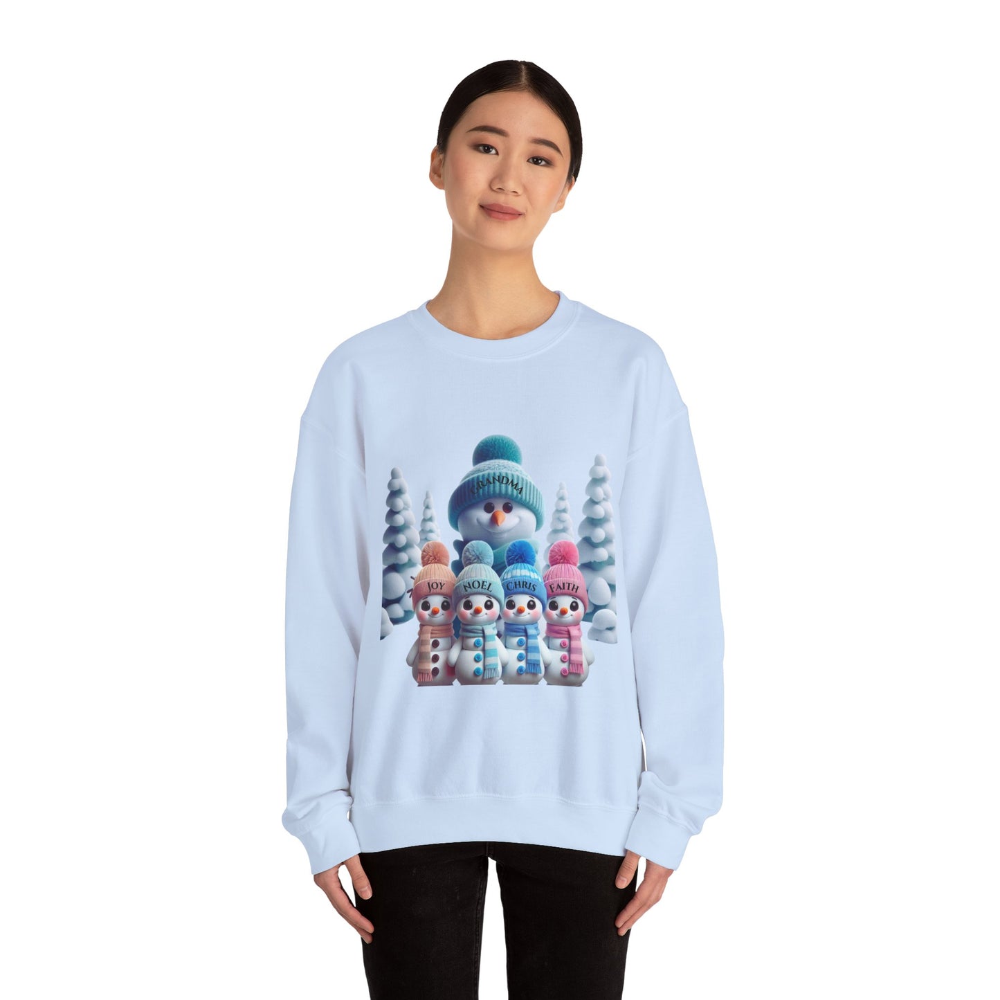 Grandma's Snow babies Grandkids Unisex Crewneck Sweatshirt