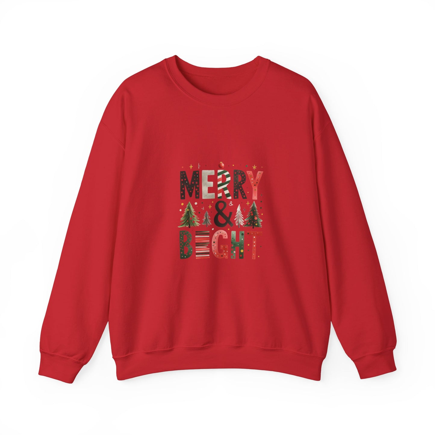 Merry and Bright Sweatshirt Unisex Crewneck