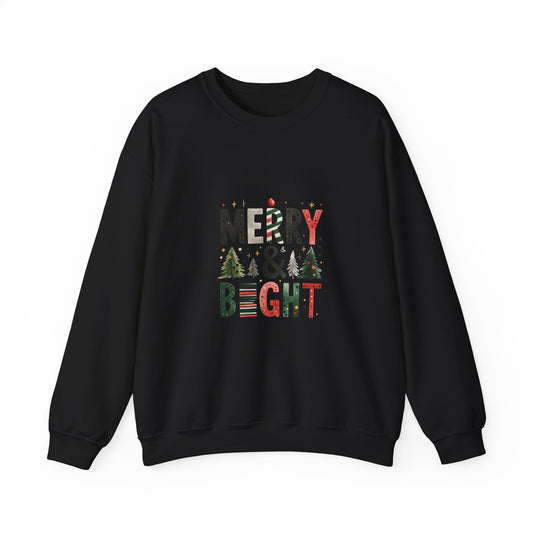 Merry and Bright Sweatshirt Unisex Crewneck