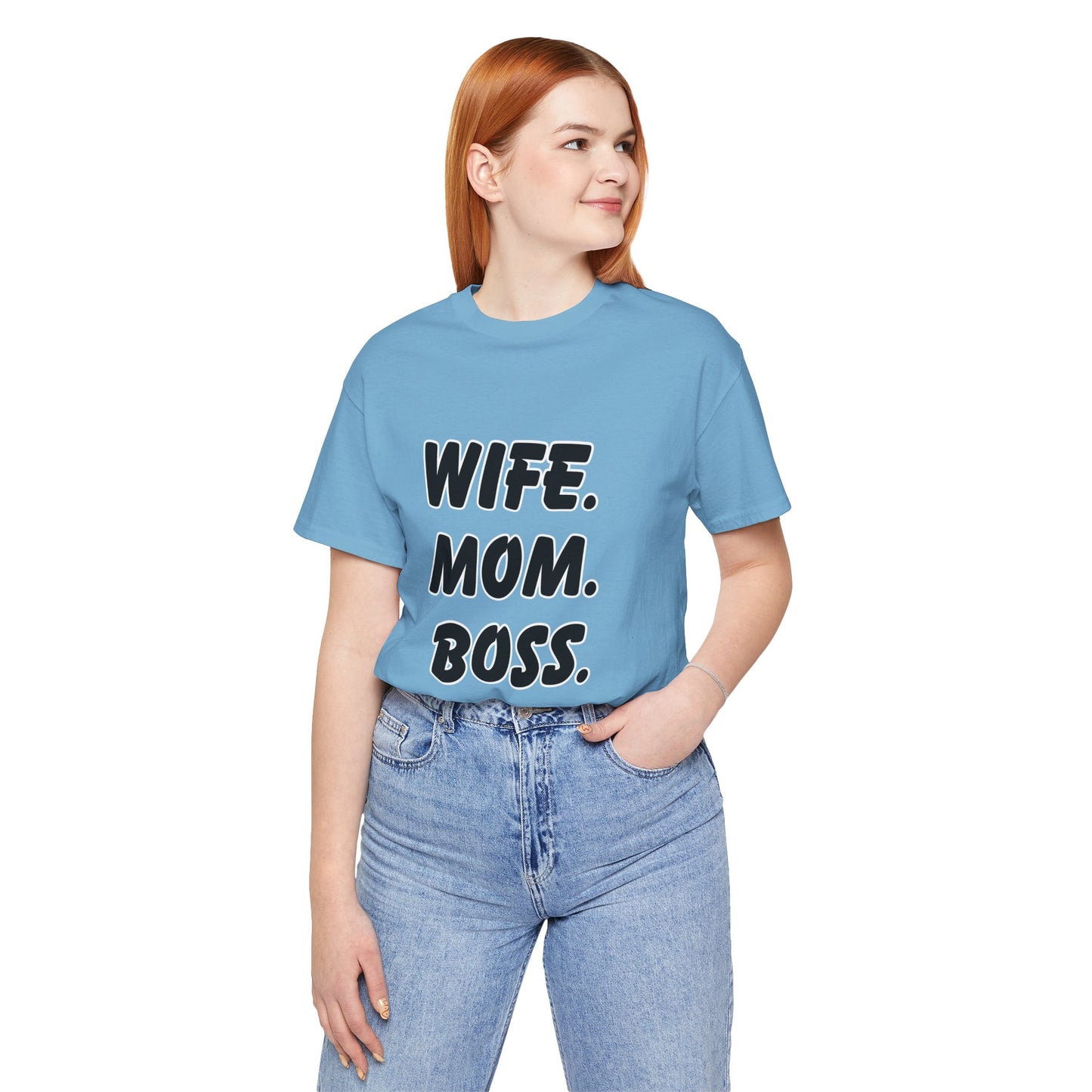 Wife Mom Boss Tee - Empowering Unisex Jersey Short Sleeve T-Shirt