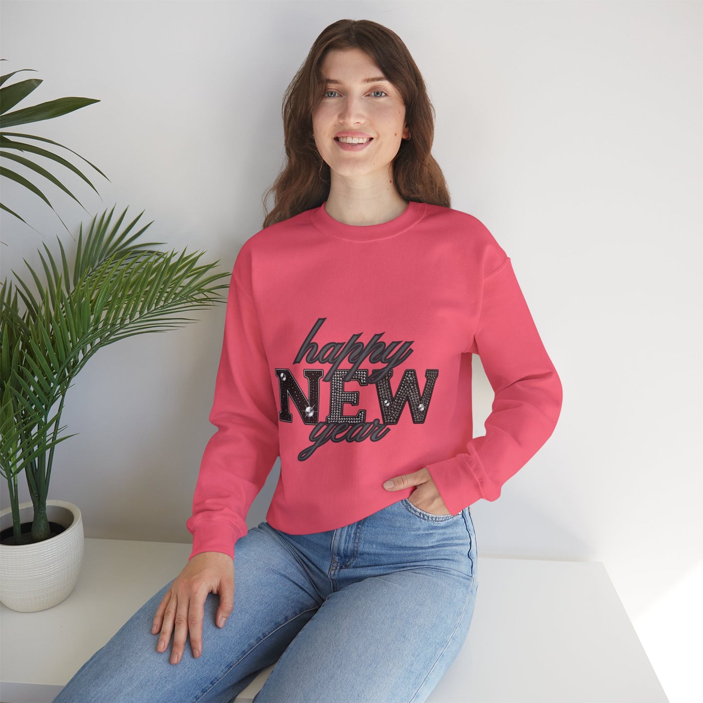 Sparkly New Year Unisex Heavy Blend™ Crewneck Sweatshirt