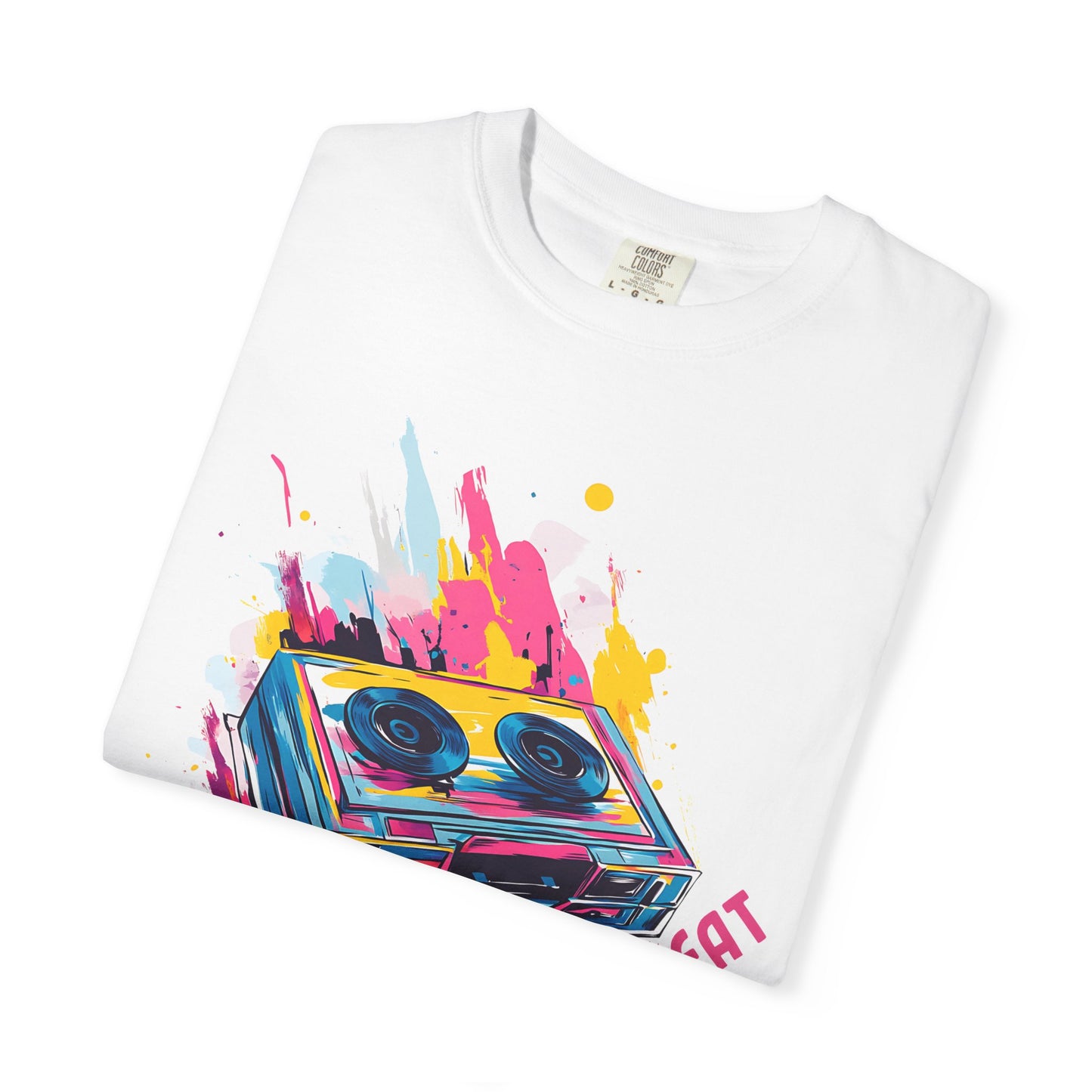 Retro Music Record Rewind Repeat T-Shirt