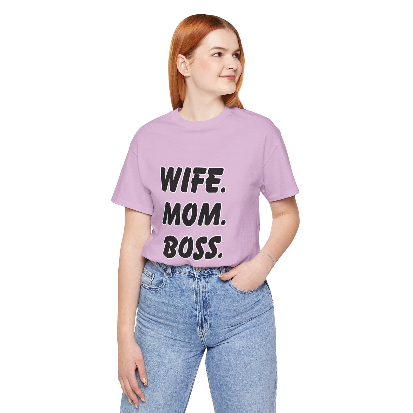Wife Mom Boss Tee - Empowering Unisex Jersey Short Sleeve T-Shirt